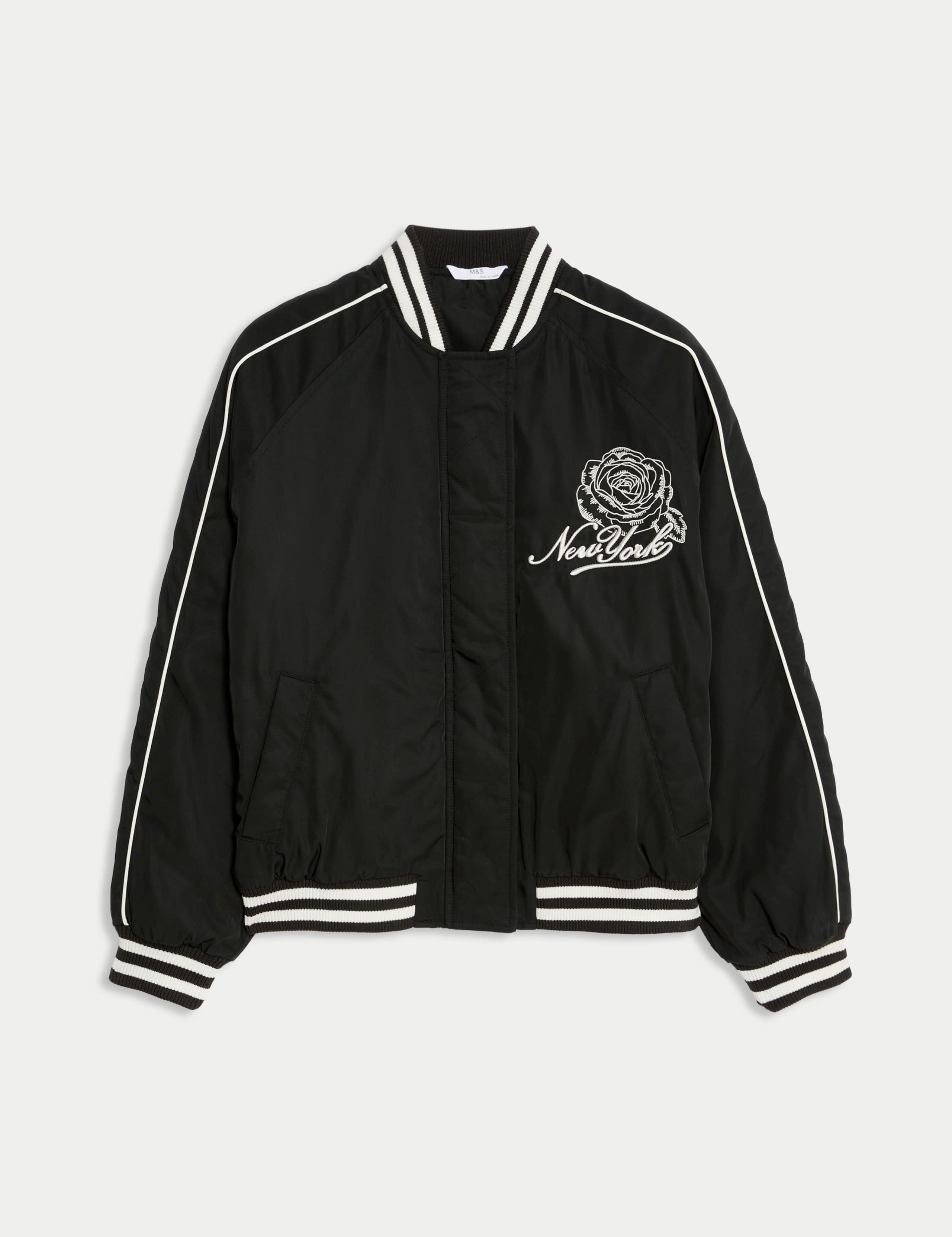 New York Embroidery Bomber Jacket (6-16 Yrs) 2 of 6