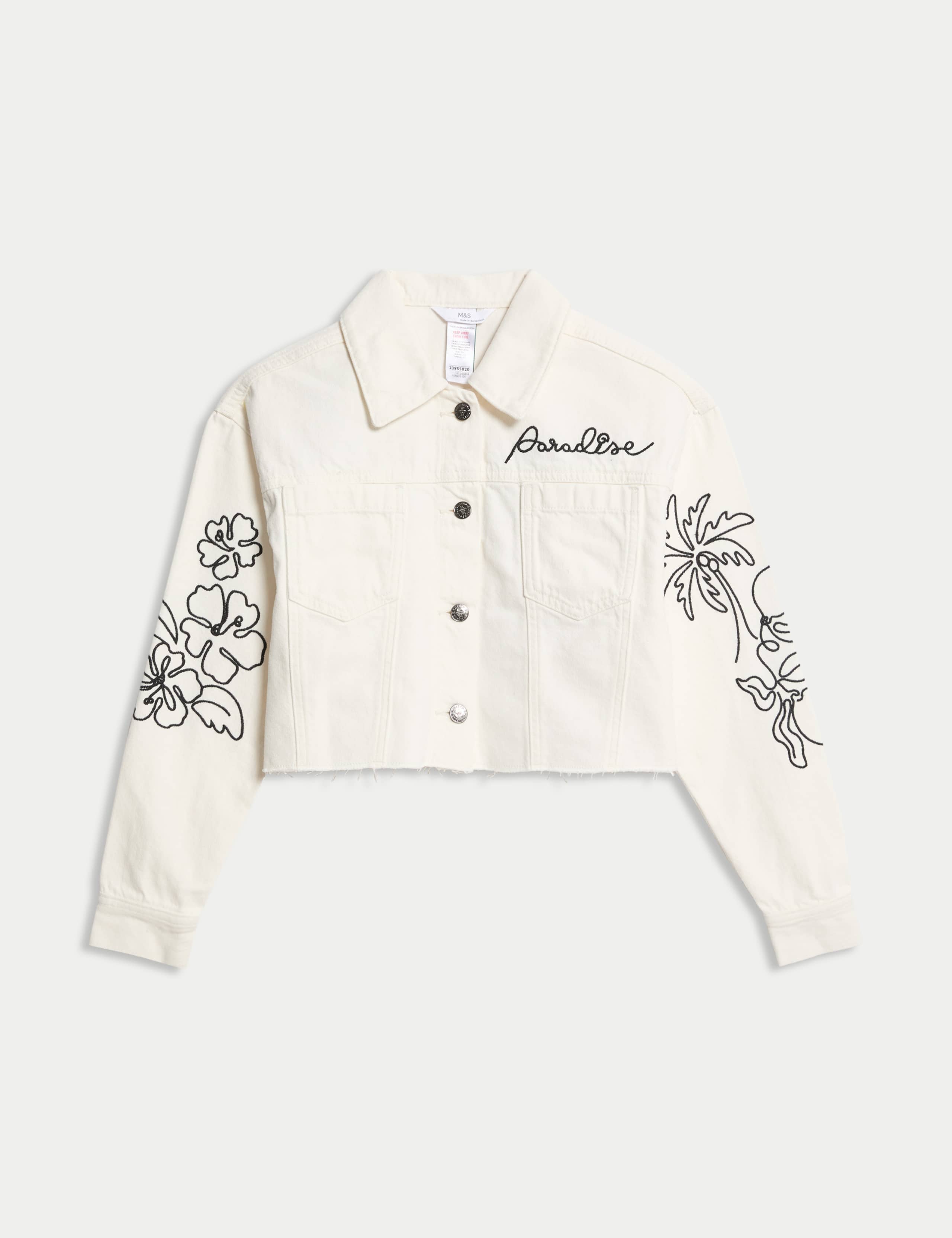 Denim Embroidered Jacket (6-16 Yrs) 2 of 7