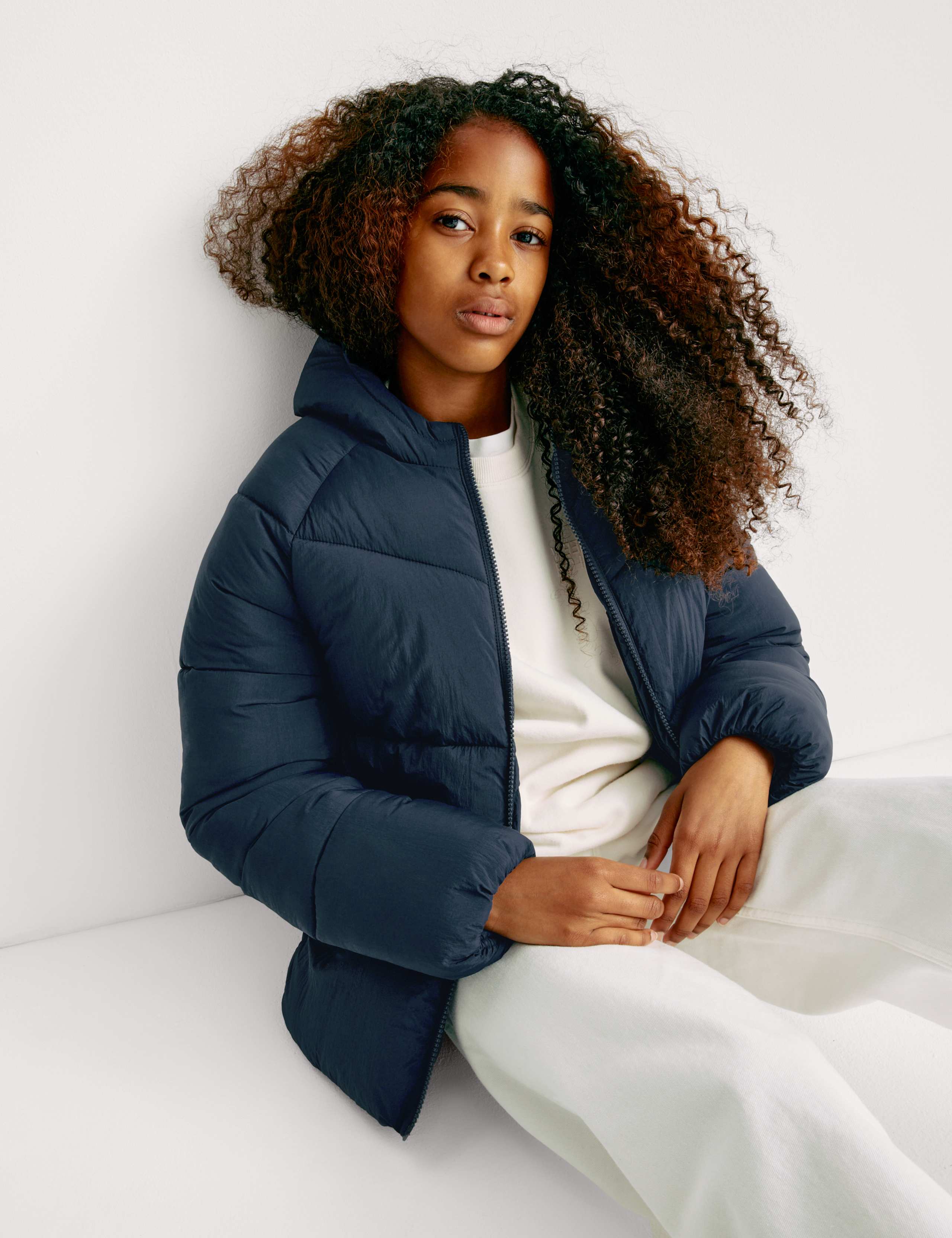 Midweight Padded Hooded Coat (6-16 Yrs) 7 of 8