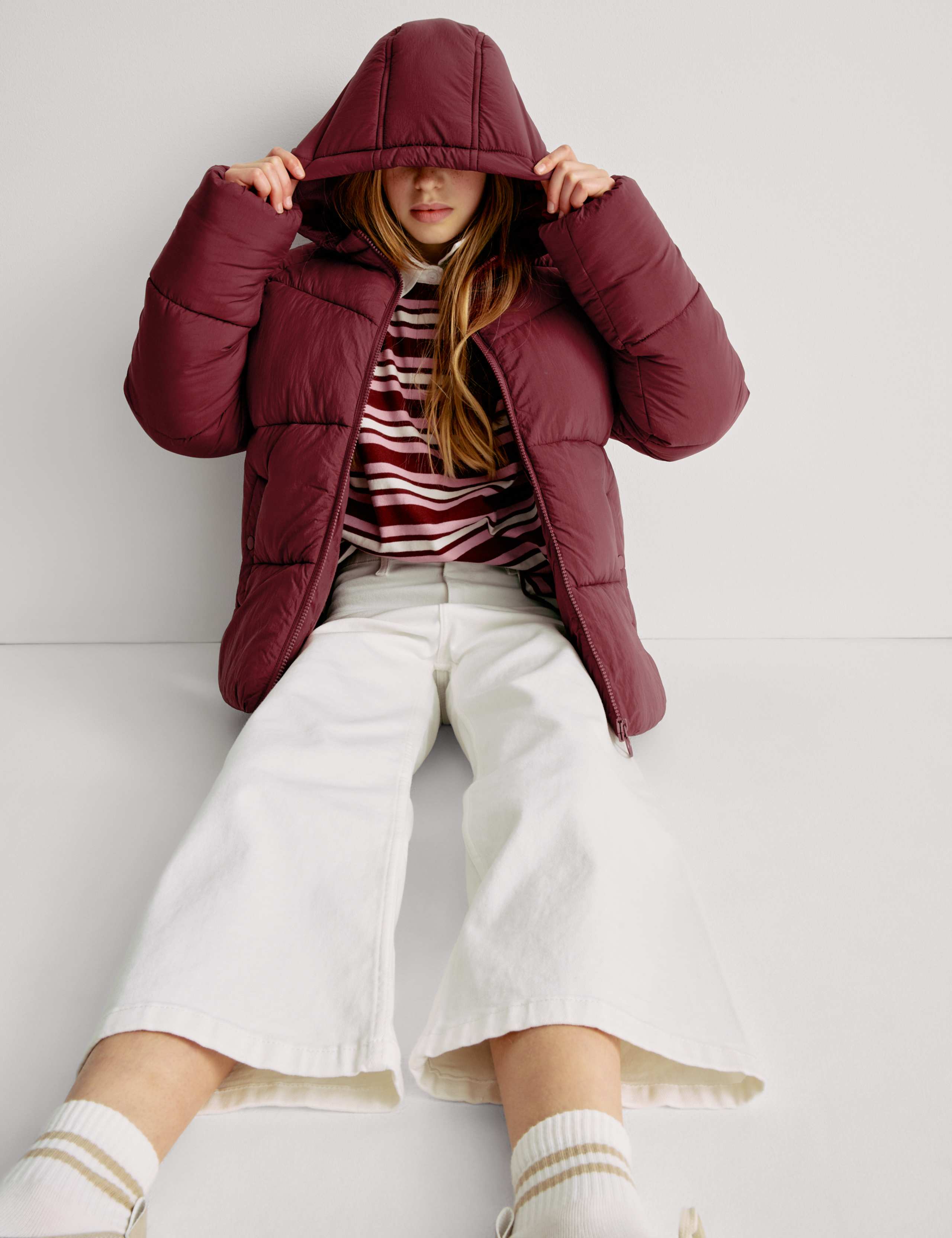 Midweight Padded Hooded Coat (6-16 Yrs) 5 of 8