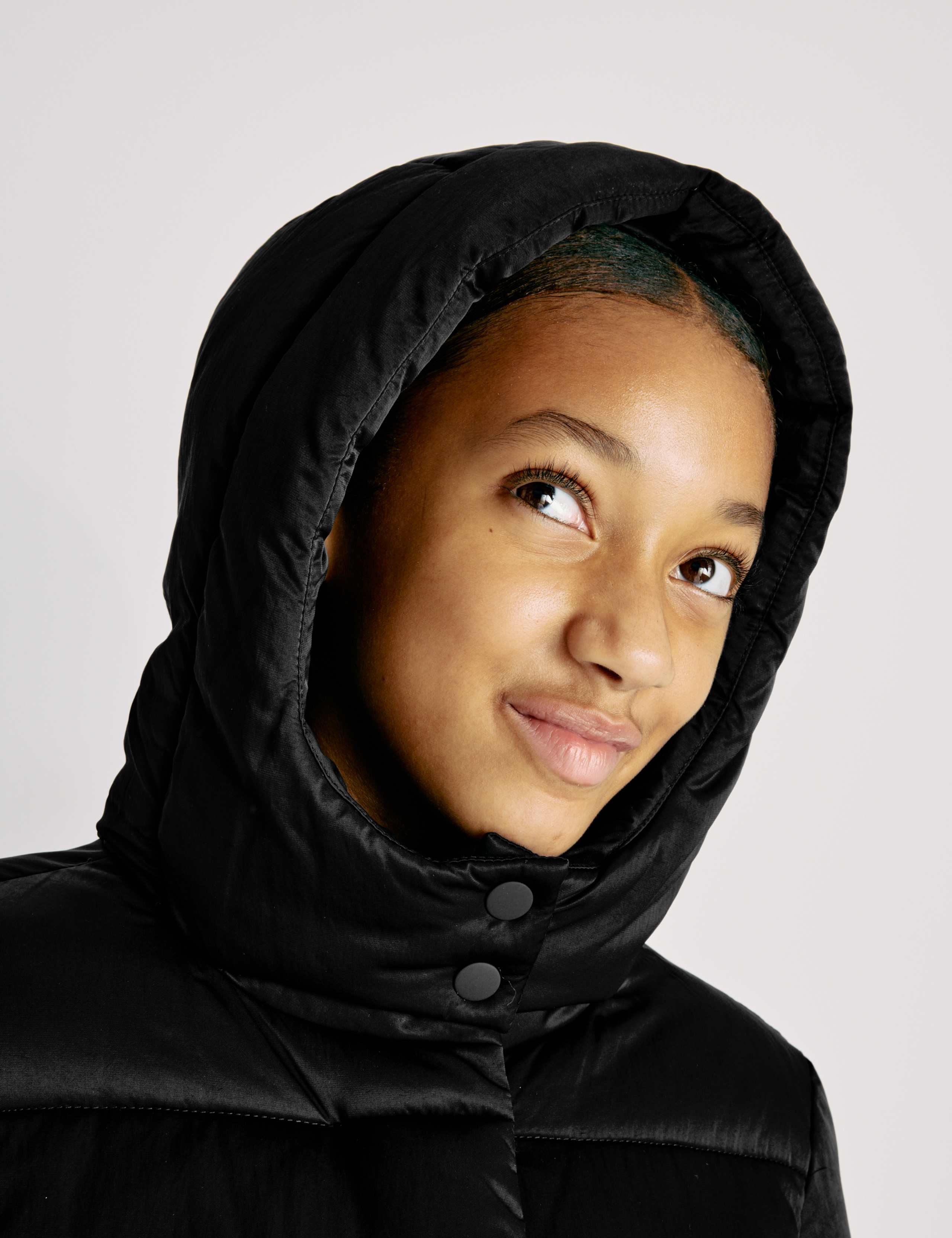 Longline Padded Hooded Coat (6-16 Yrs) 4 of 8