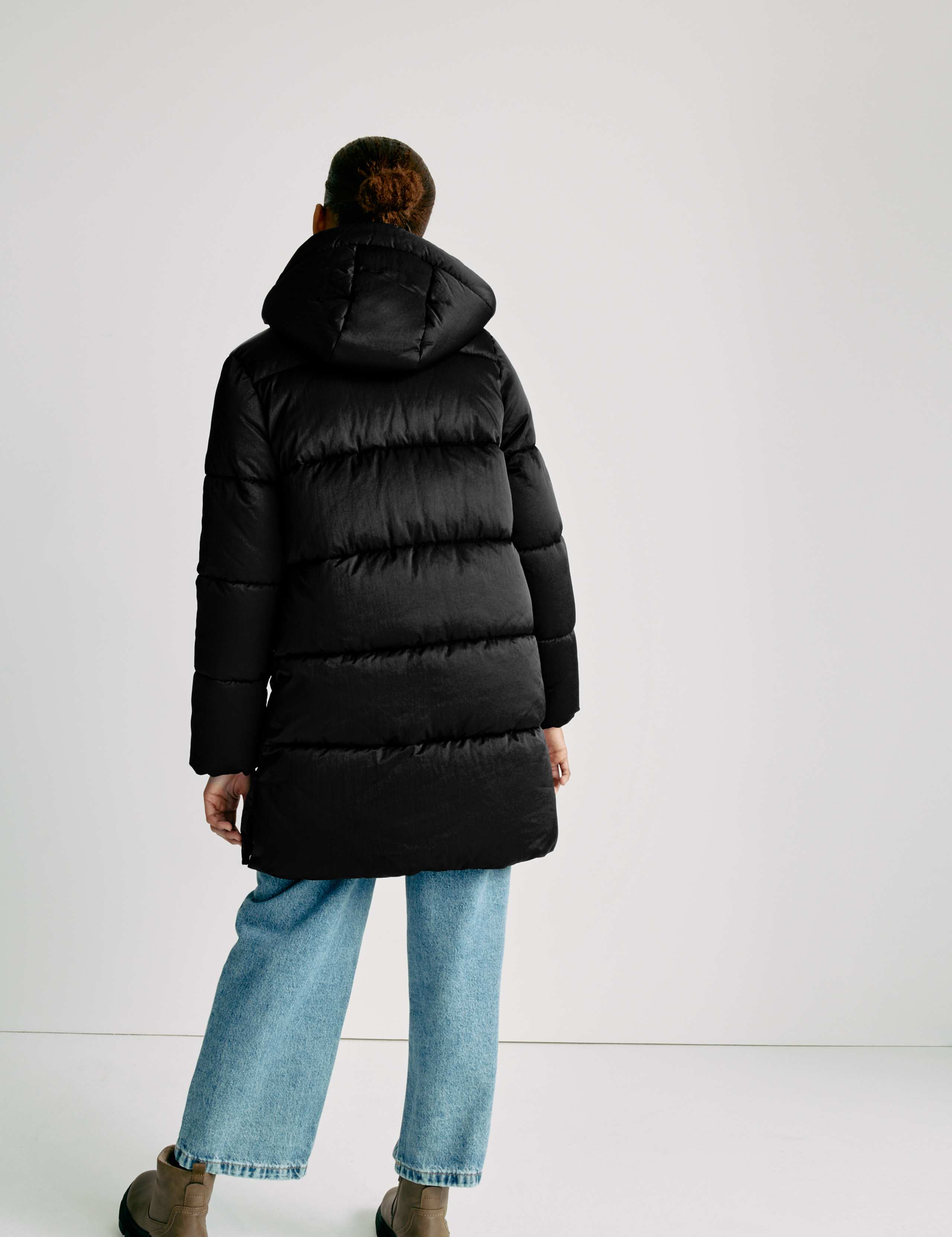 Longline Padded Hooded Coat (6-16 Yrs) 5 of 8