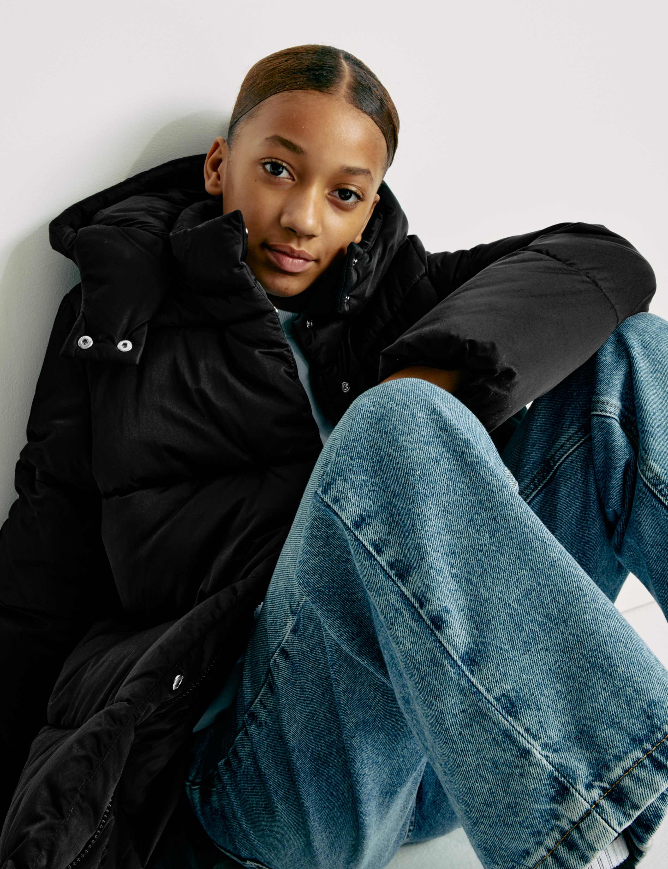 Longline Padded Hooded Coat (6-16 Yrs) 6 of 8