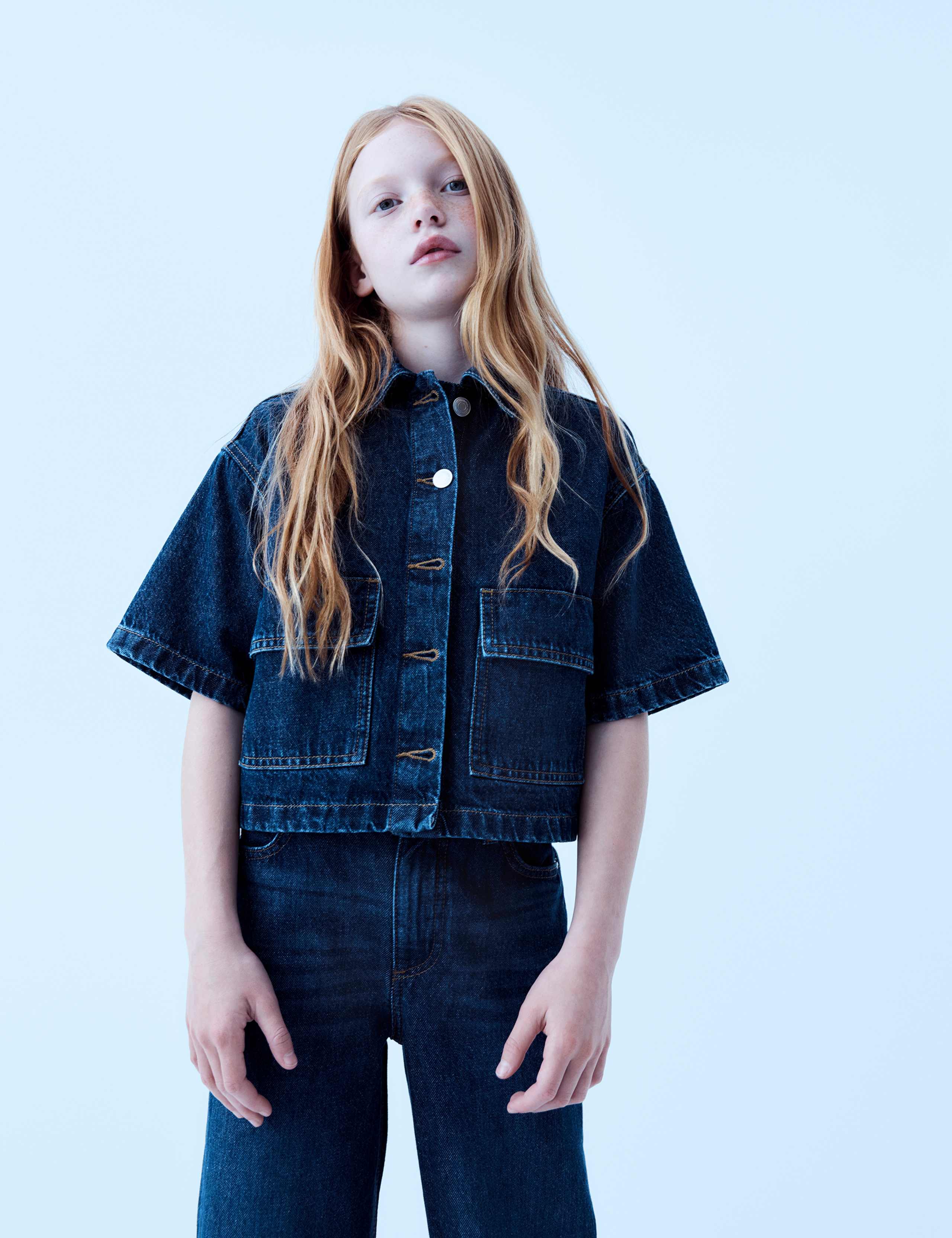 Denim Shirt (6-16 Yrs) 1 of 3