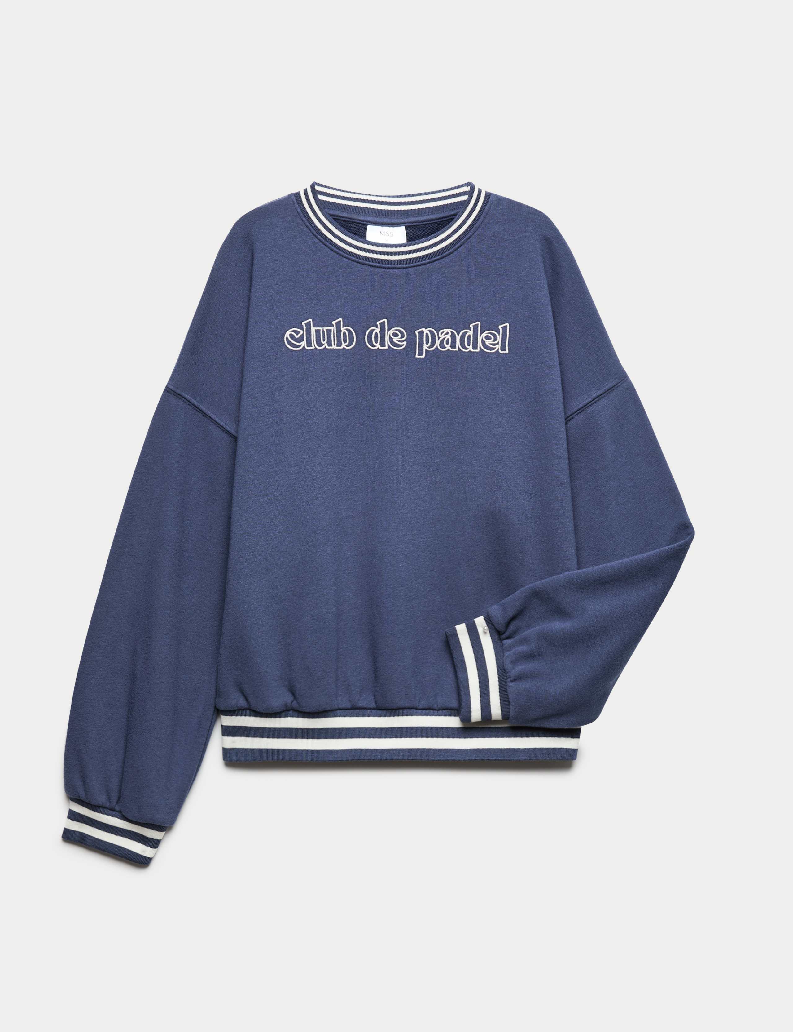 Cotton Rich Club De Padel Sweatshirt (6-16 Yrs) 1 of 2