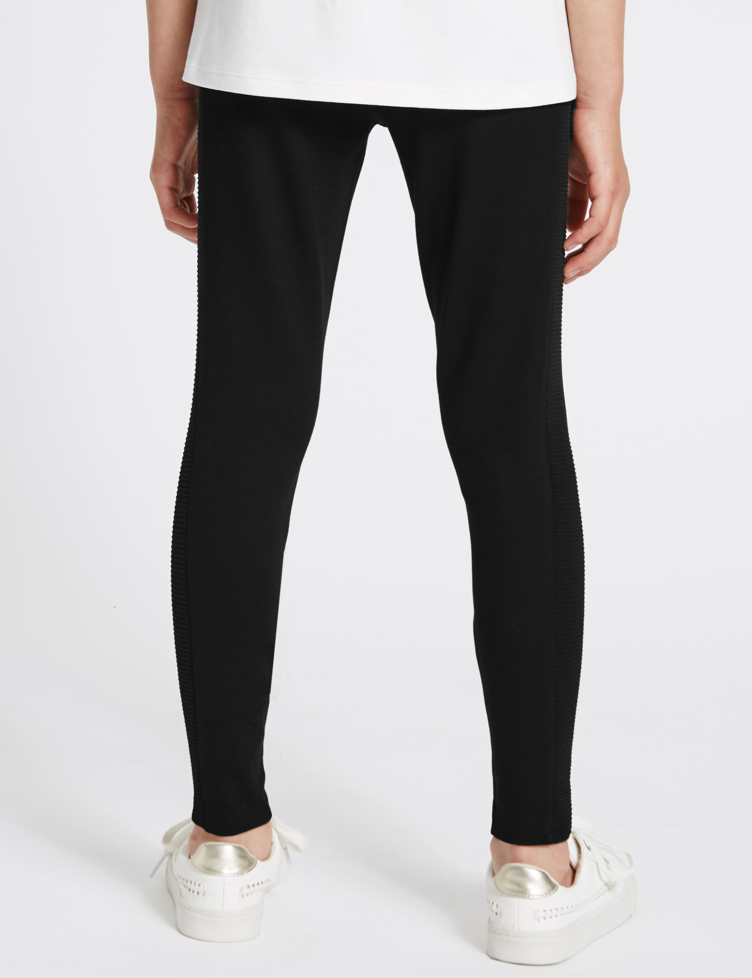 Ponte Ribbed Leggings (3-14 Years) 4 of 4