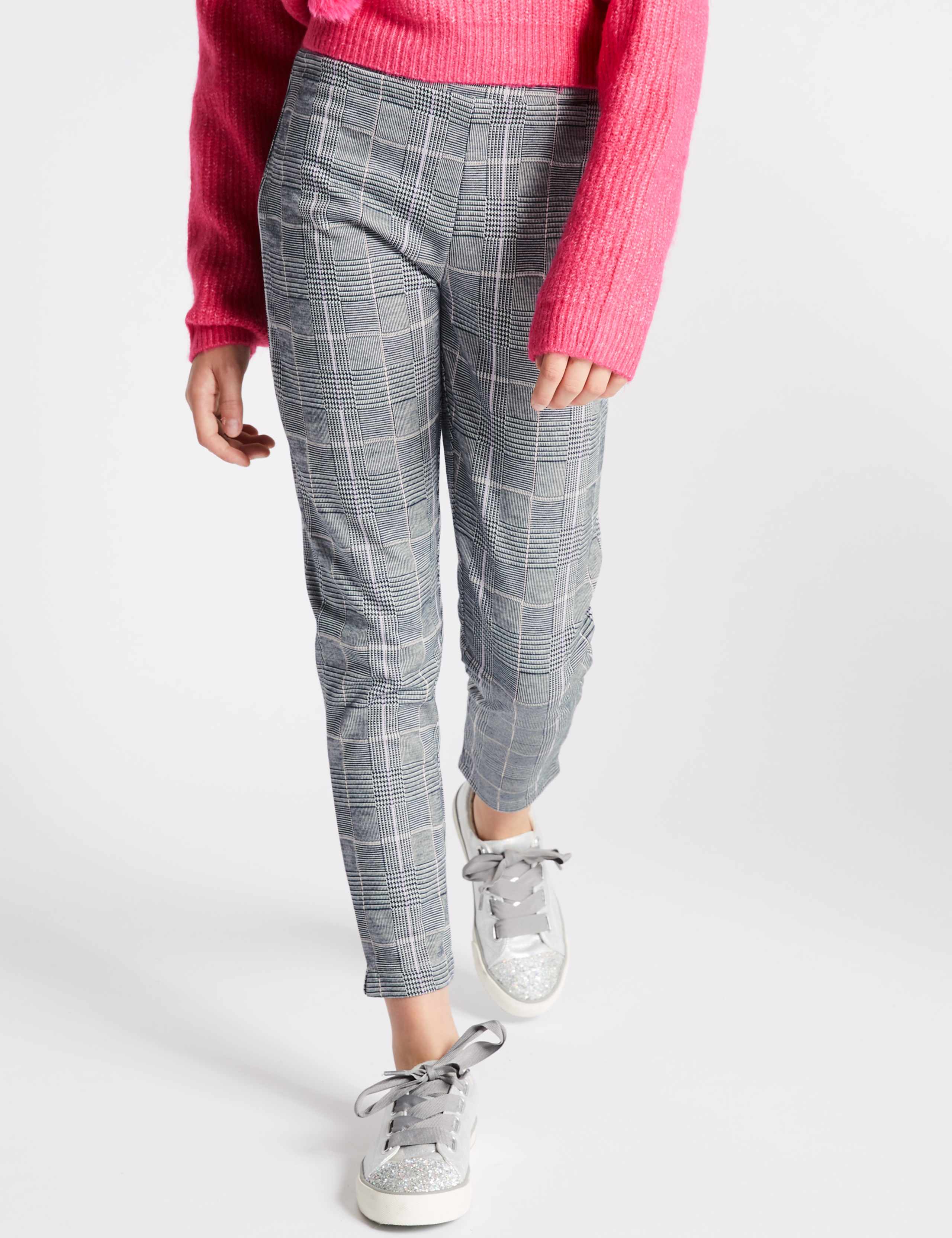 Checked Ponte Leggings (3-16 Years) 3 of 4