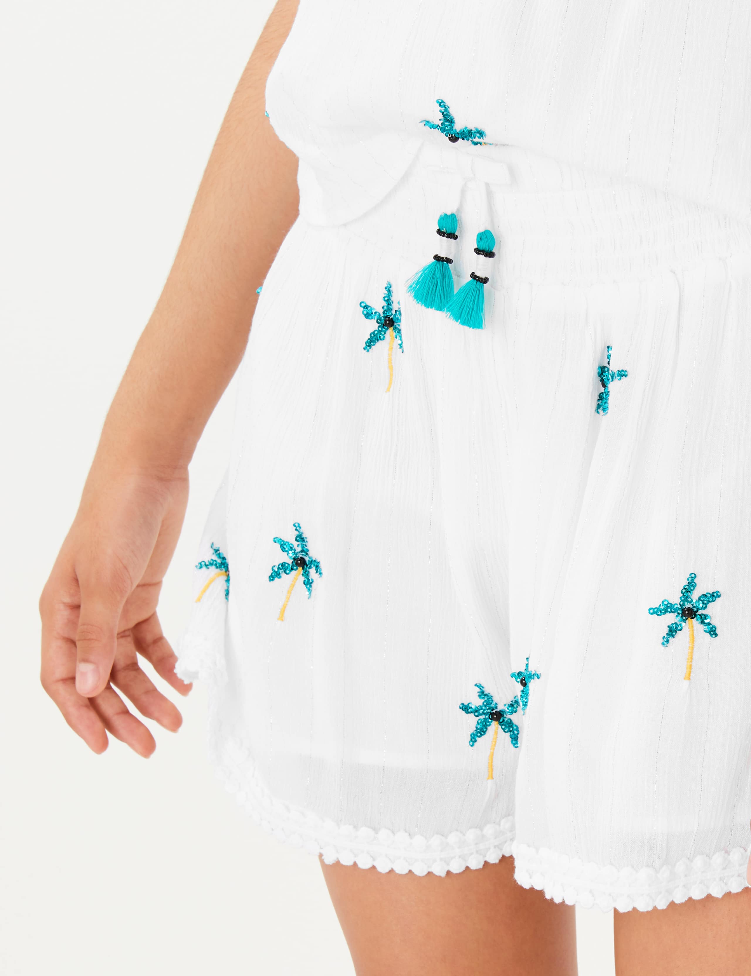 Regular Palm Tree Embellished Shorts 3 of 5