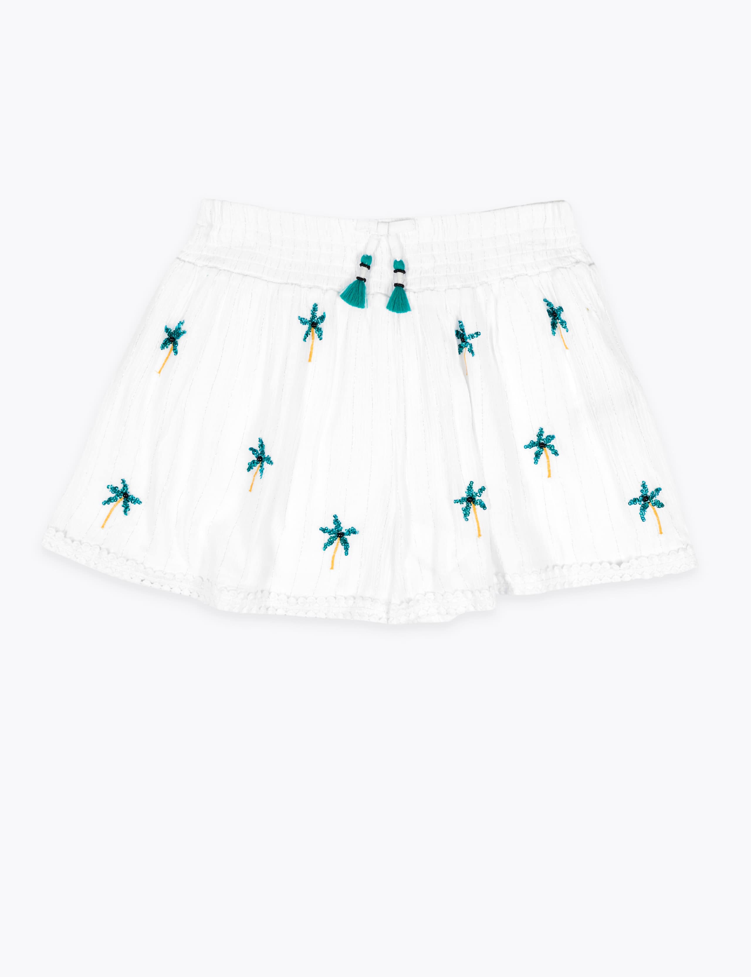 Regular Palm Tree Embellished Shorts 2 of 5