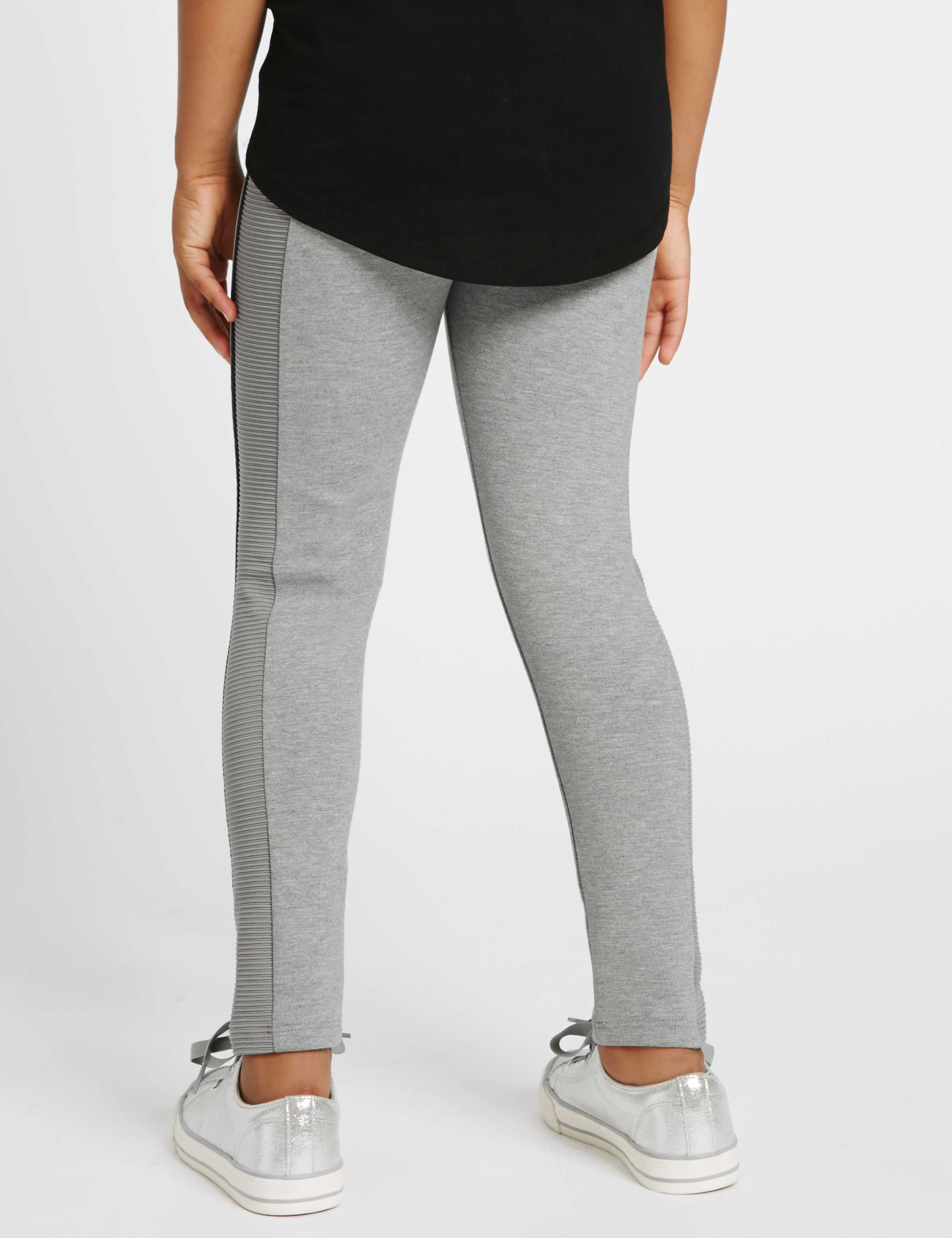 Ponte Ribbed Leggings (3-14 Years) 4 of 6