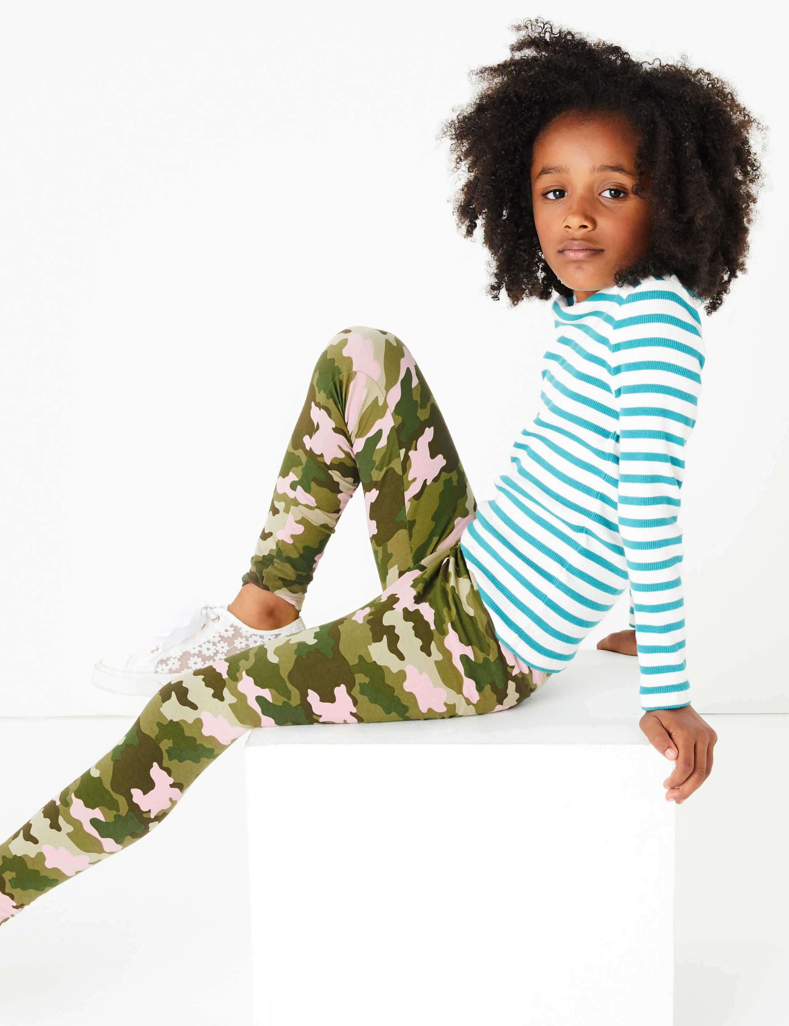 Camouflage Print Leggings (3-16 Years) 1 of 5