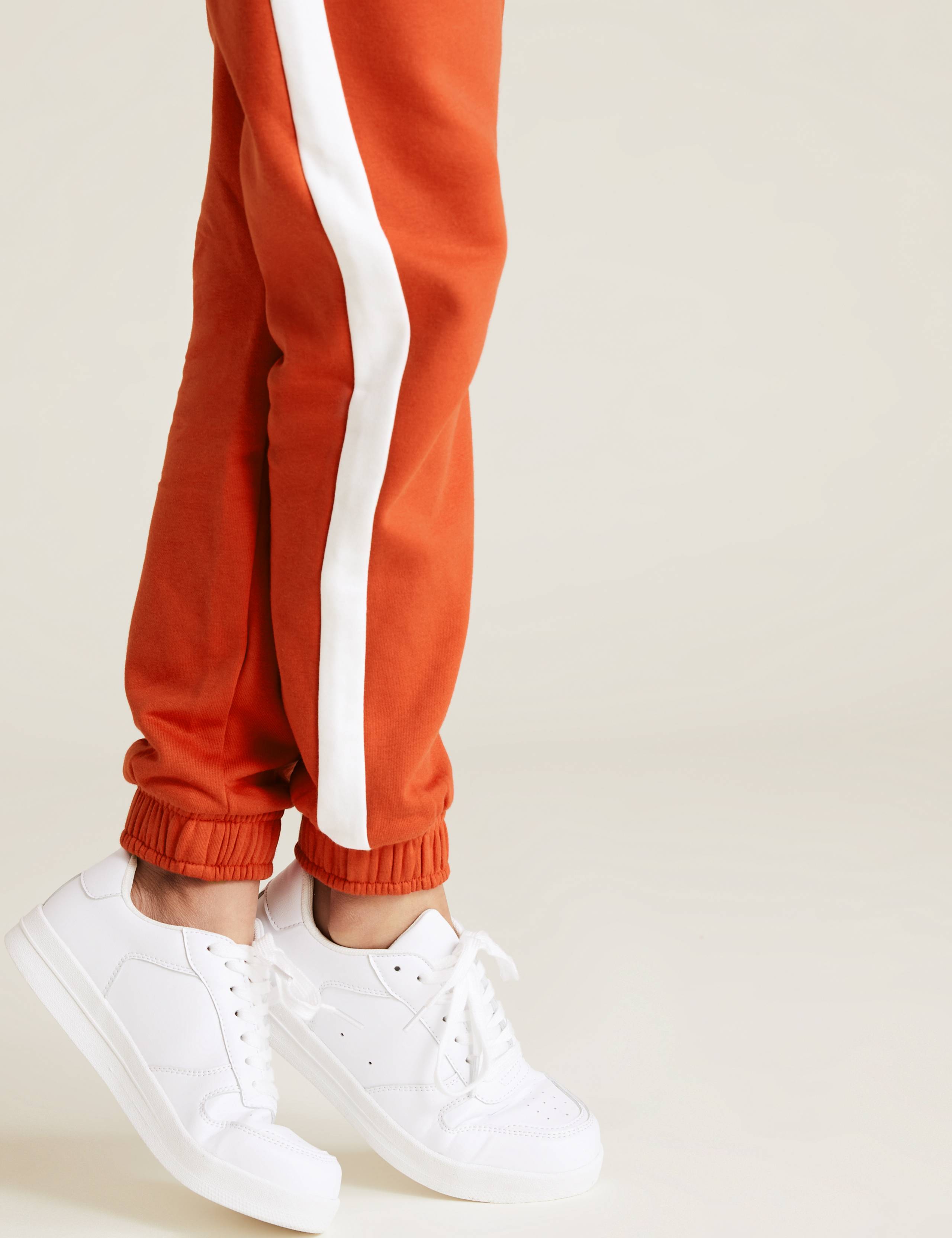 Cotton Side Stripe Joggers (6-14 Yrs) 3 of 6