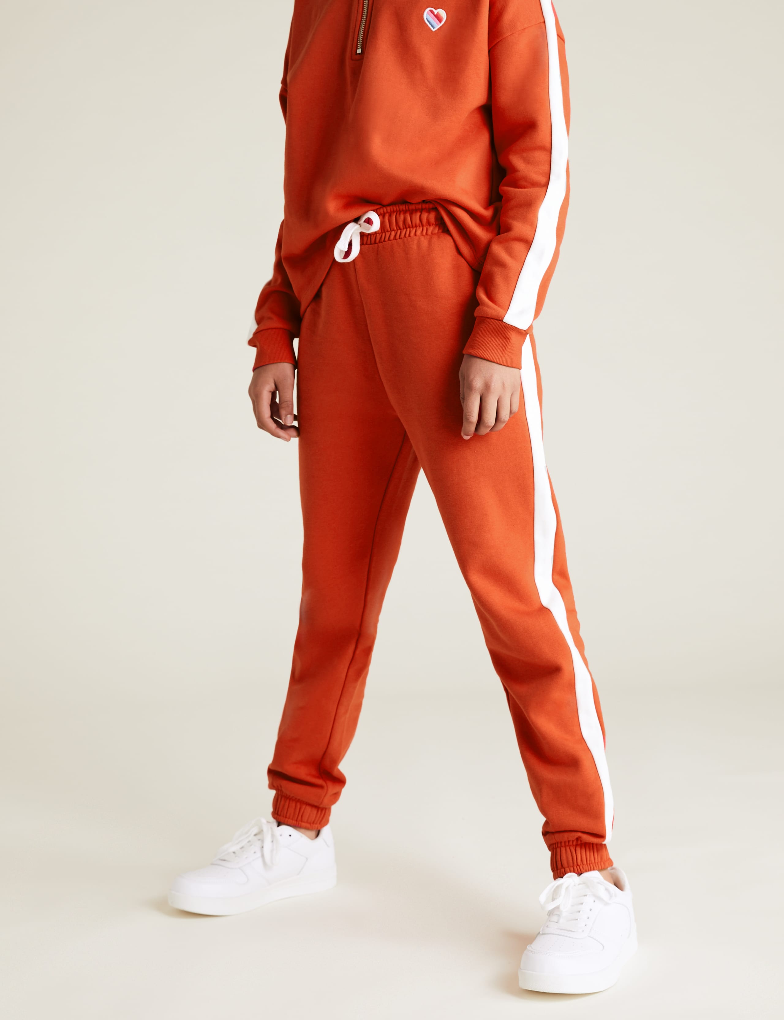 Cotton Side Stripe Joggers (6-14 Yrs) 4 of 6