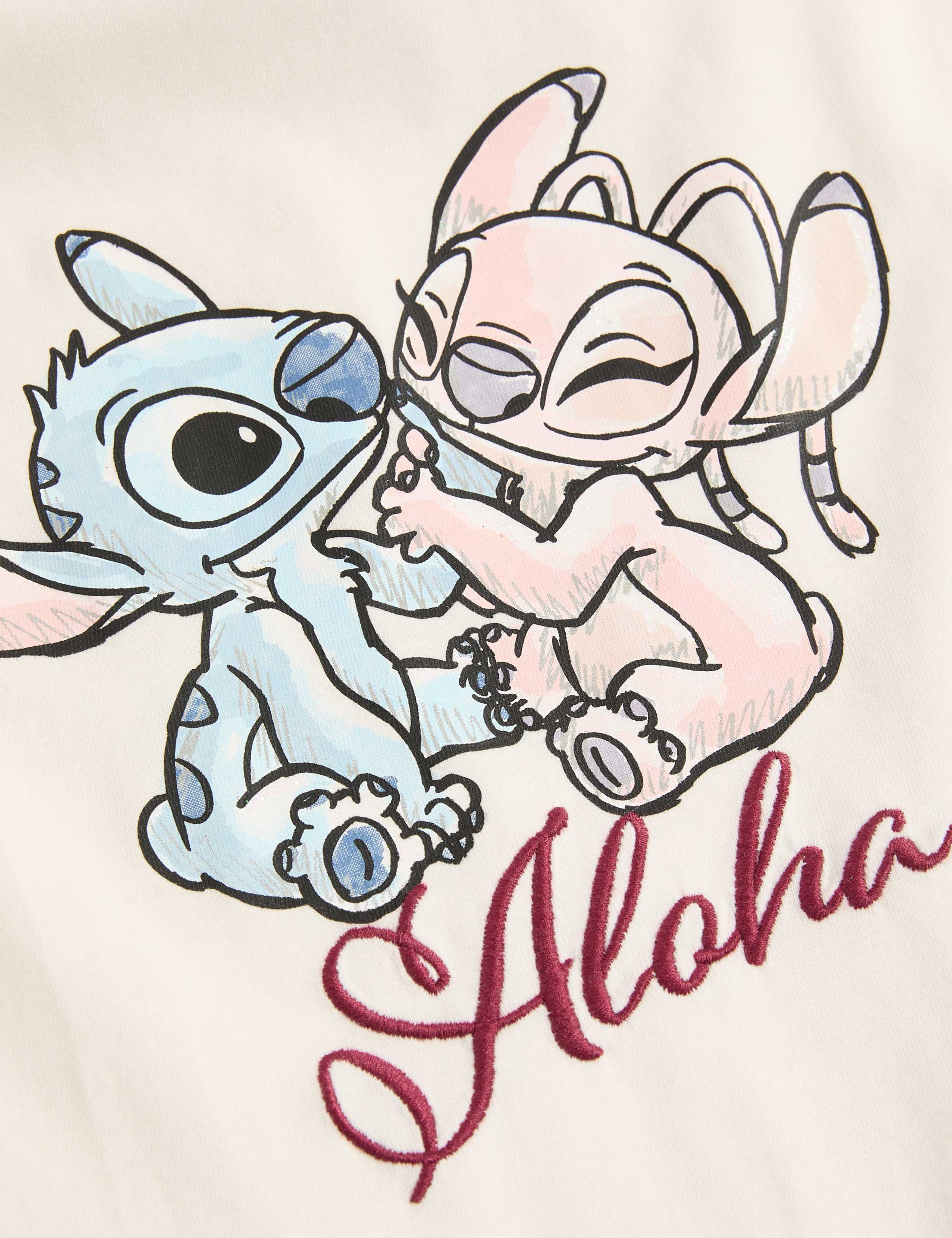 Pure Cotton Lilo & Stitch™ T-Shirt (6-16 Yrs) 2 of 3