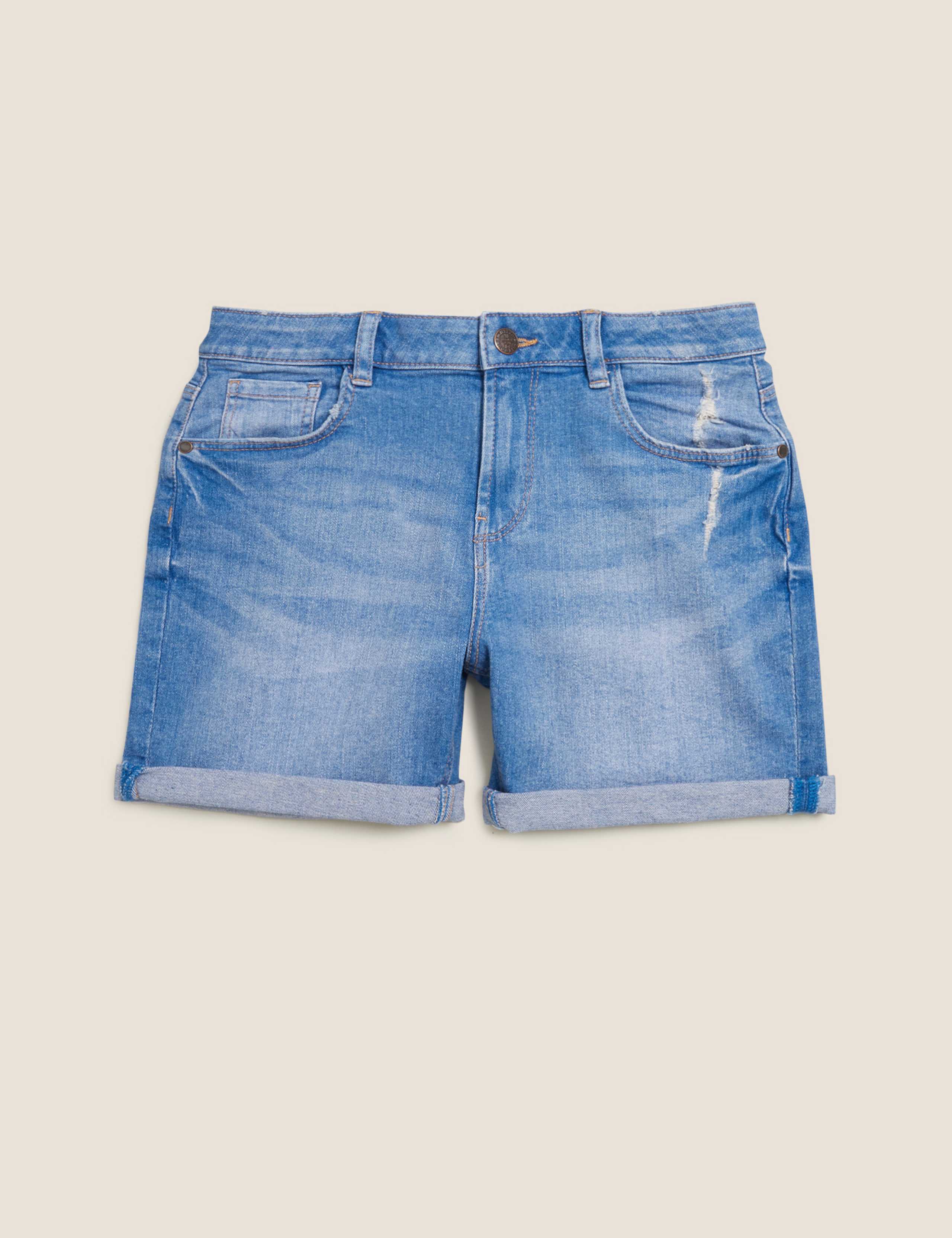 Denim Roll-Up Shorts (6-16 Yrs) 2 of 5