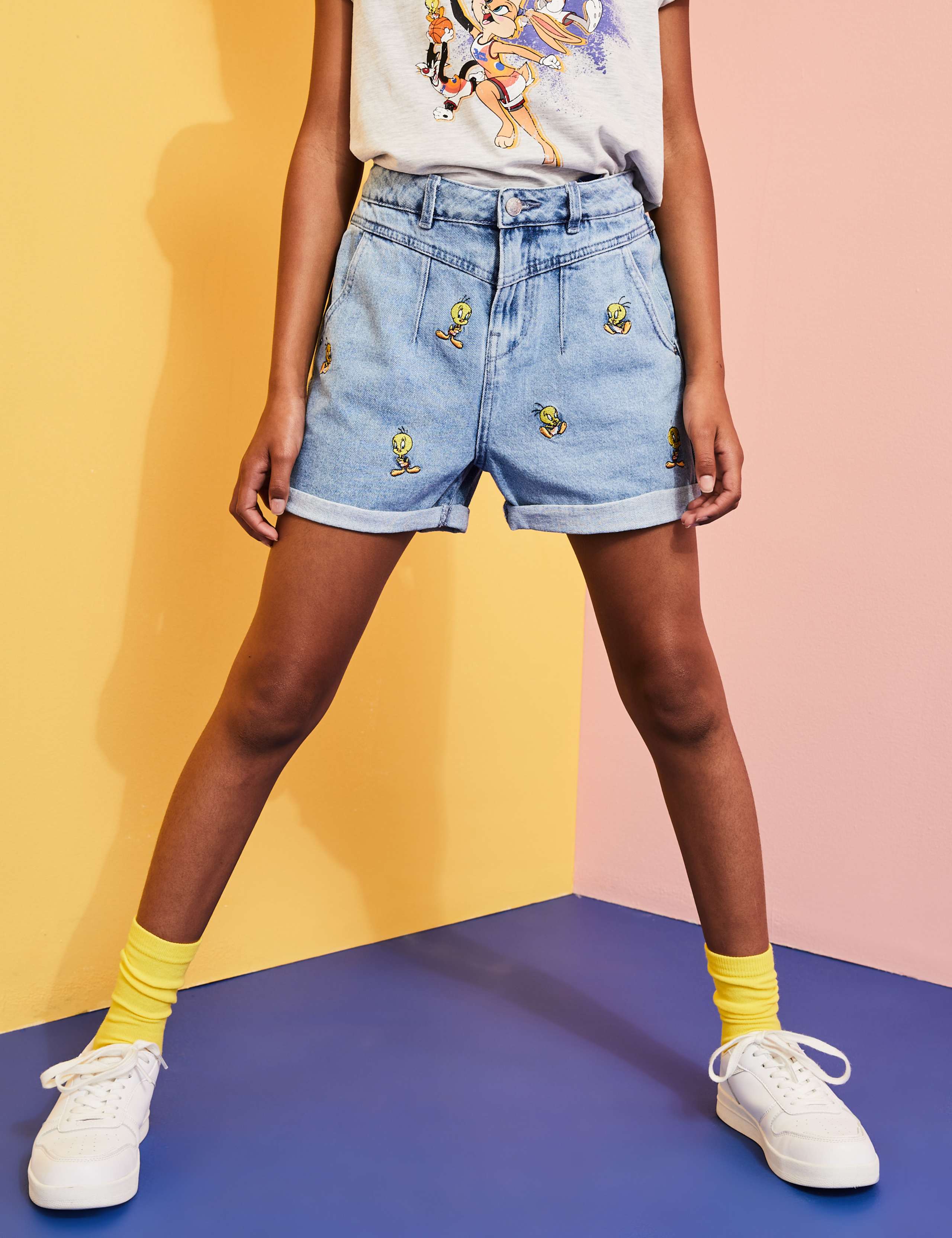 Space Jam: A New Legacy™ Denim Shorts (6-16 Yrs) 4 of 6