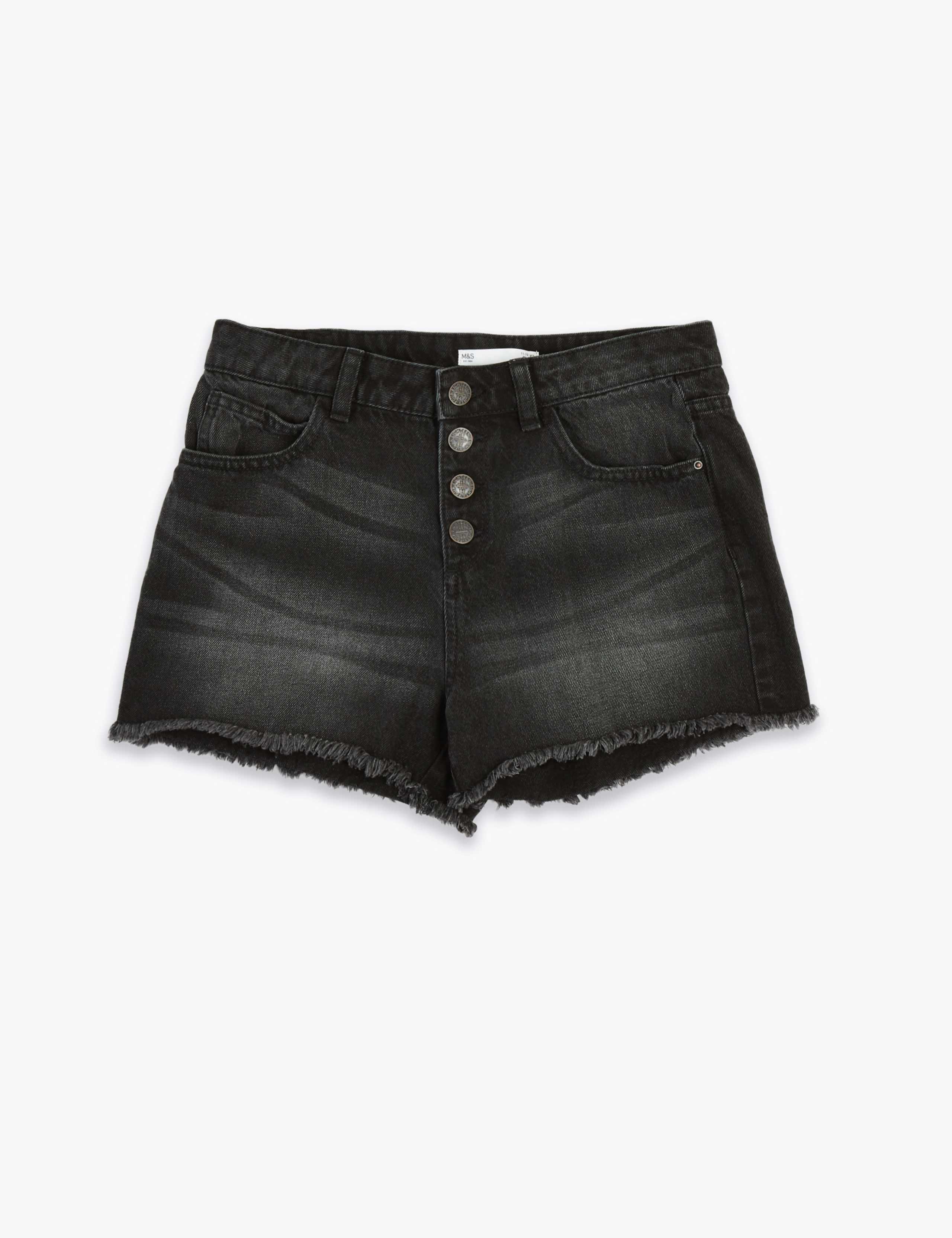 Pure Cotton Denim Shorts (6-16 Yrs) 2 of 5