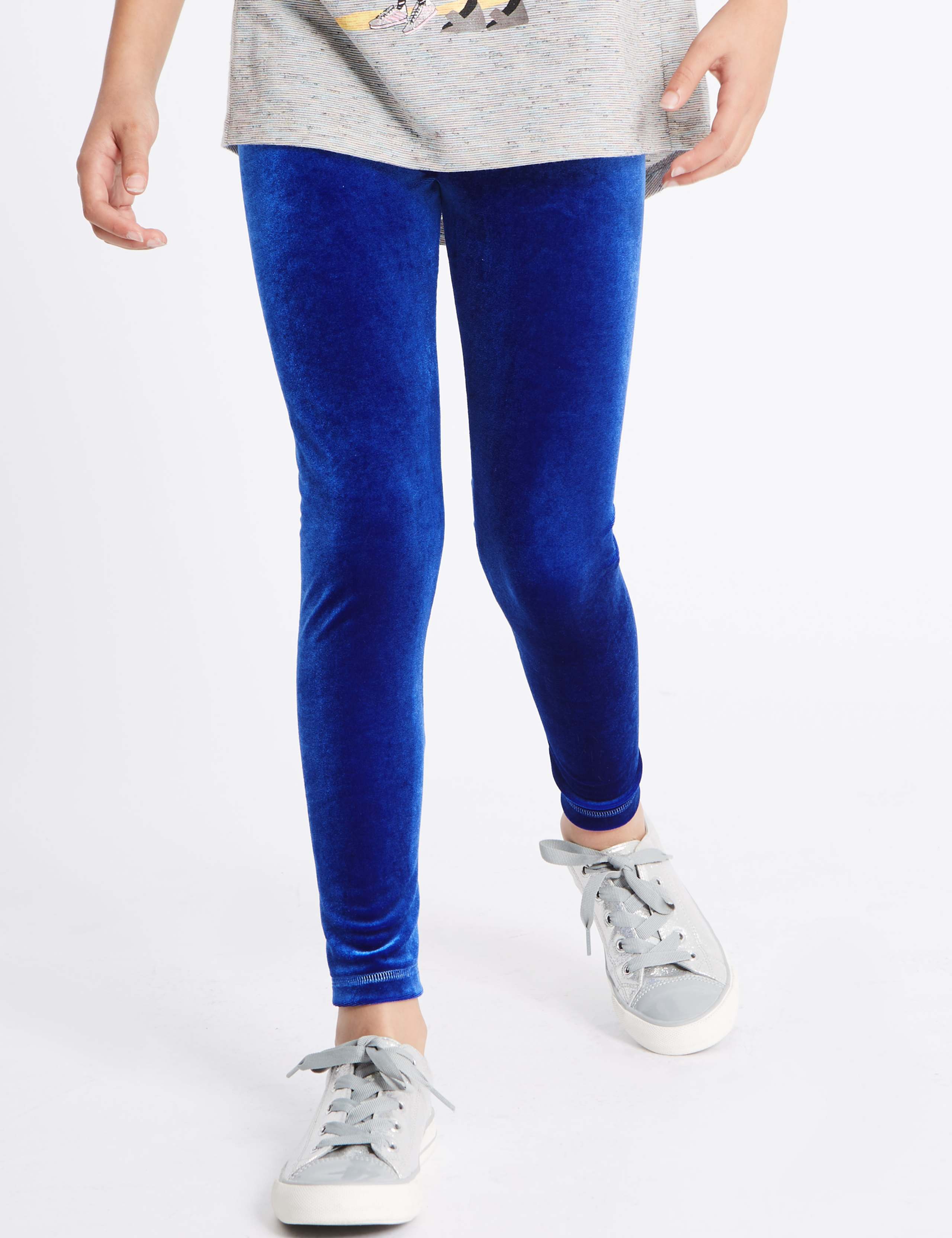 2 Pack Velvet Leggings (3-14 Years) 3 of 5