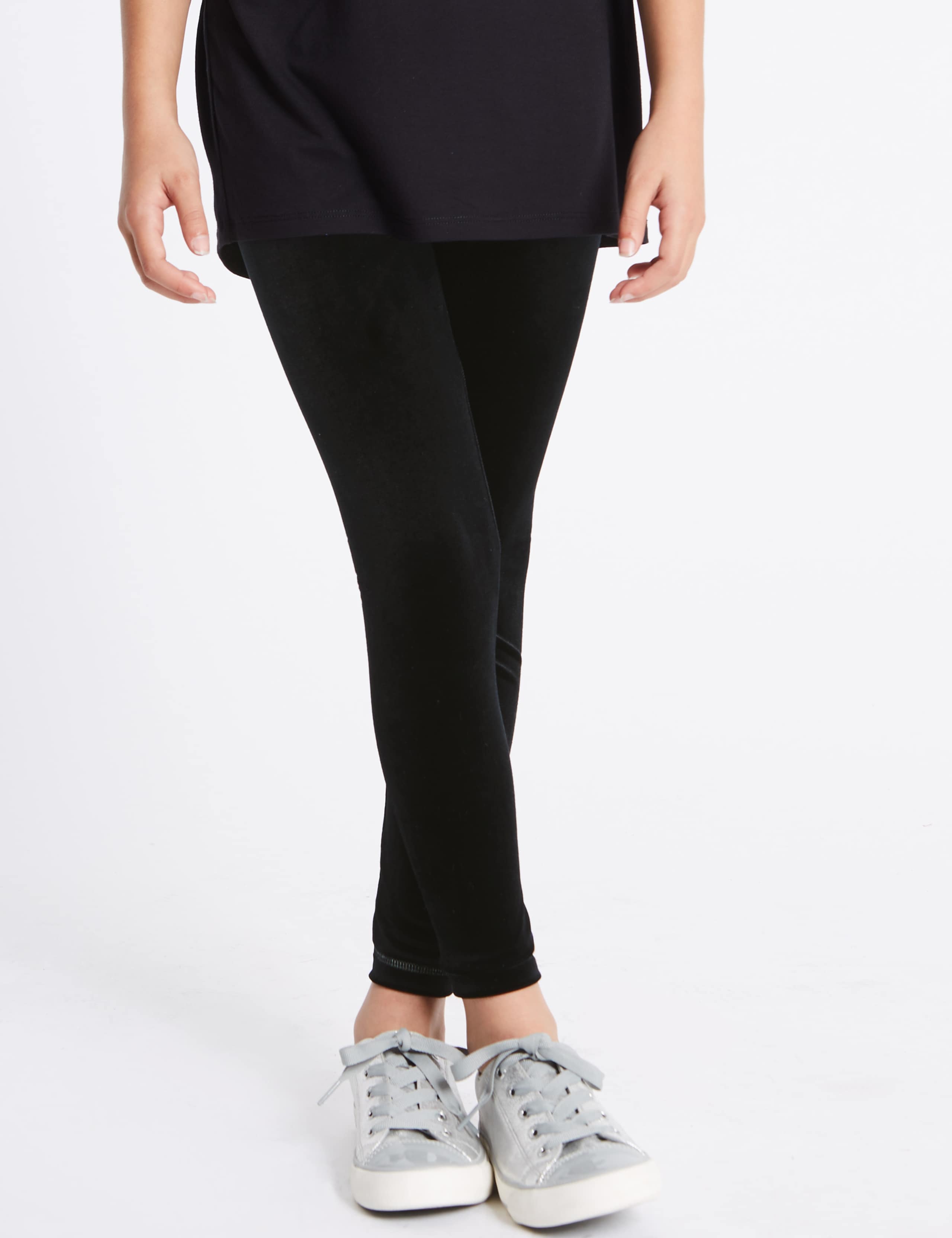 2 Pack Velvet Leggings (3-14 Years) 4 of 5