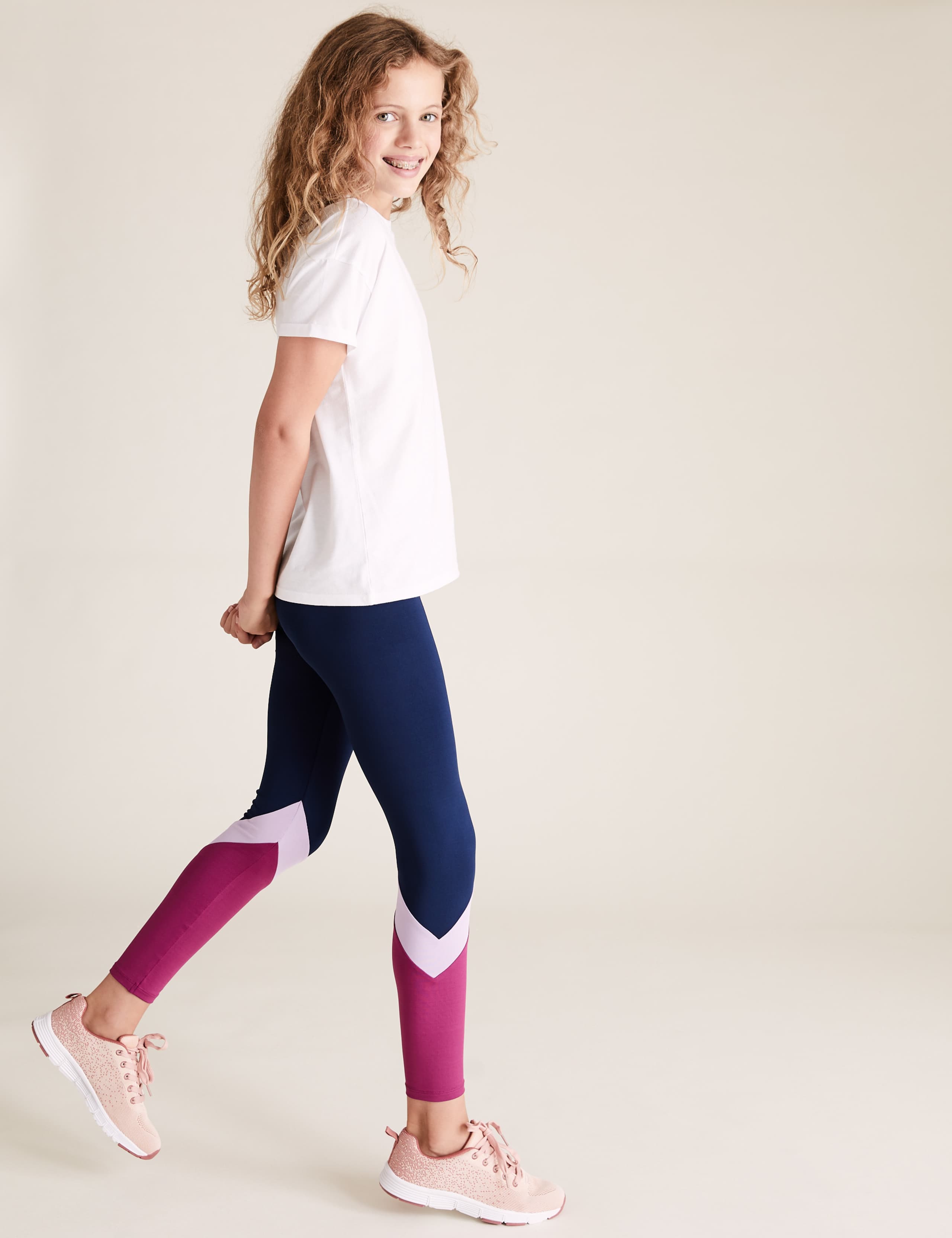 Colourblock Sports Leggings (6-16 Yrs) 3 of 5