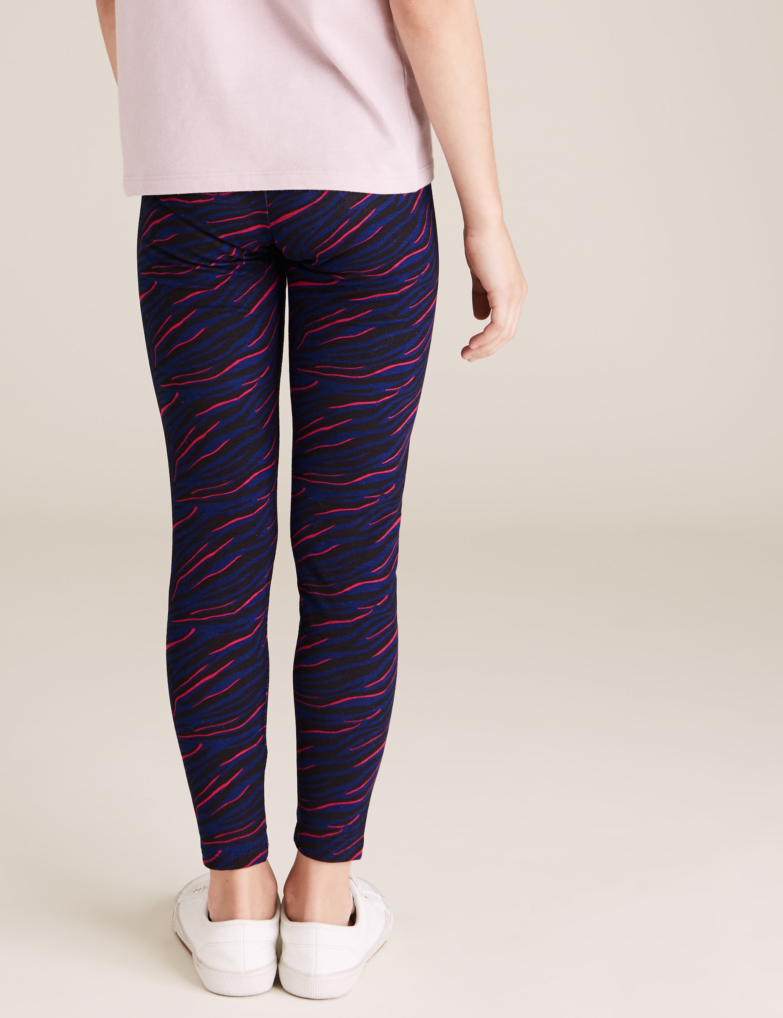 3pk Cotton Printed Leggings (6-16 Yrs) 6 of 6