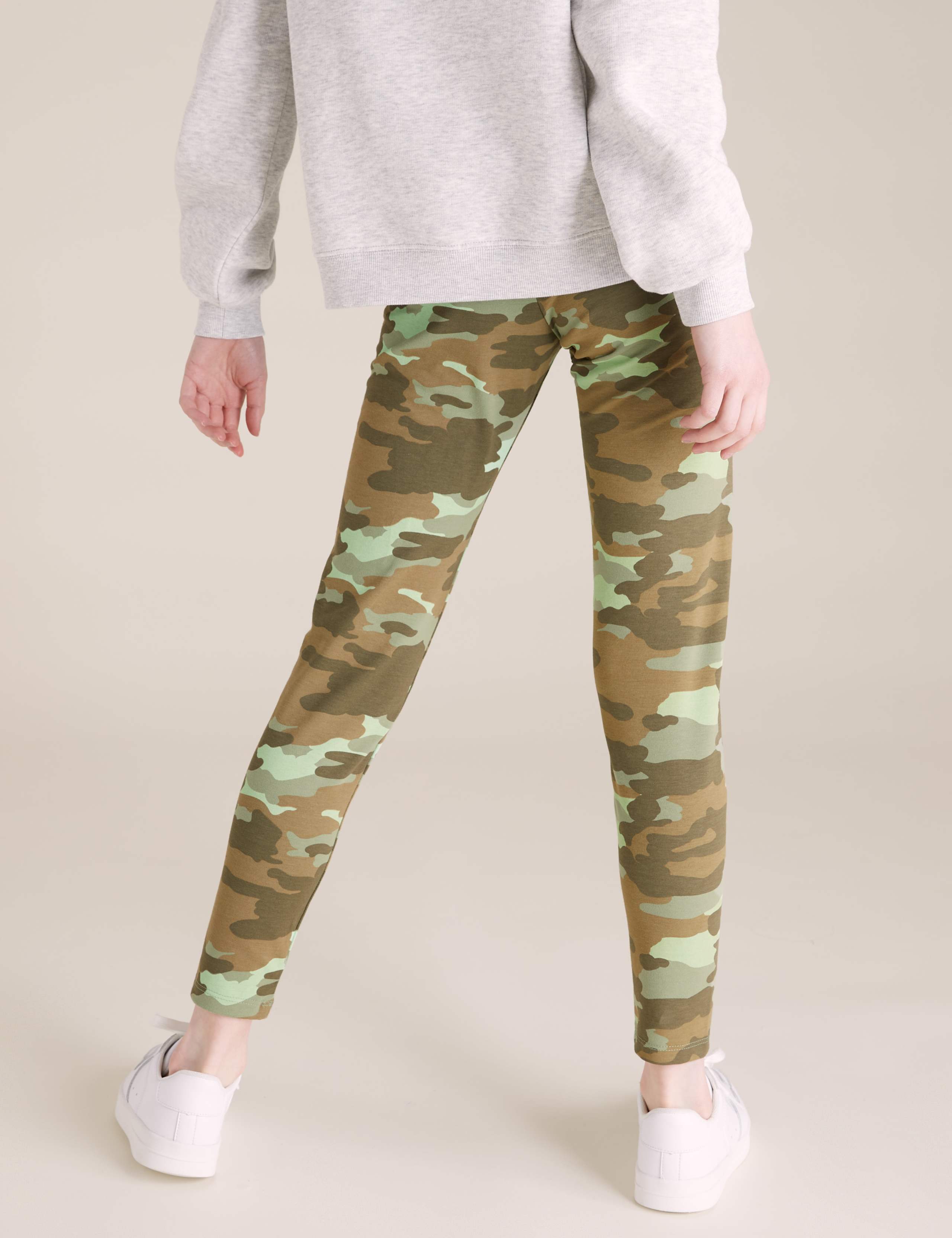 5pk Cotton Patterned Leggings (6-14 Yrs) 8 of 8