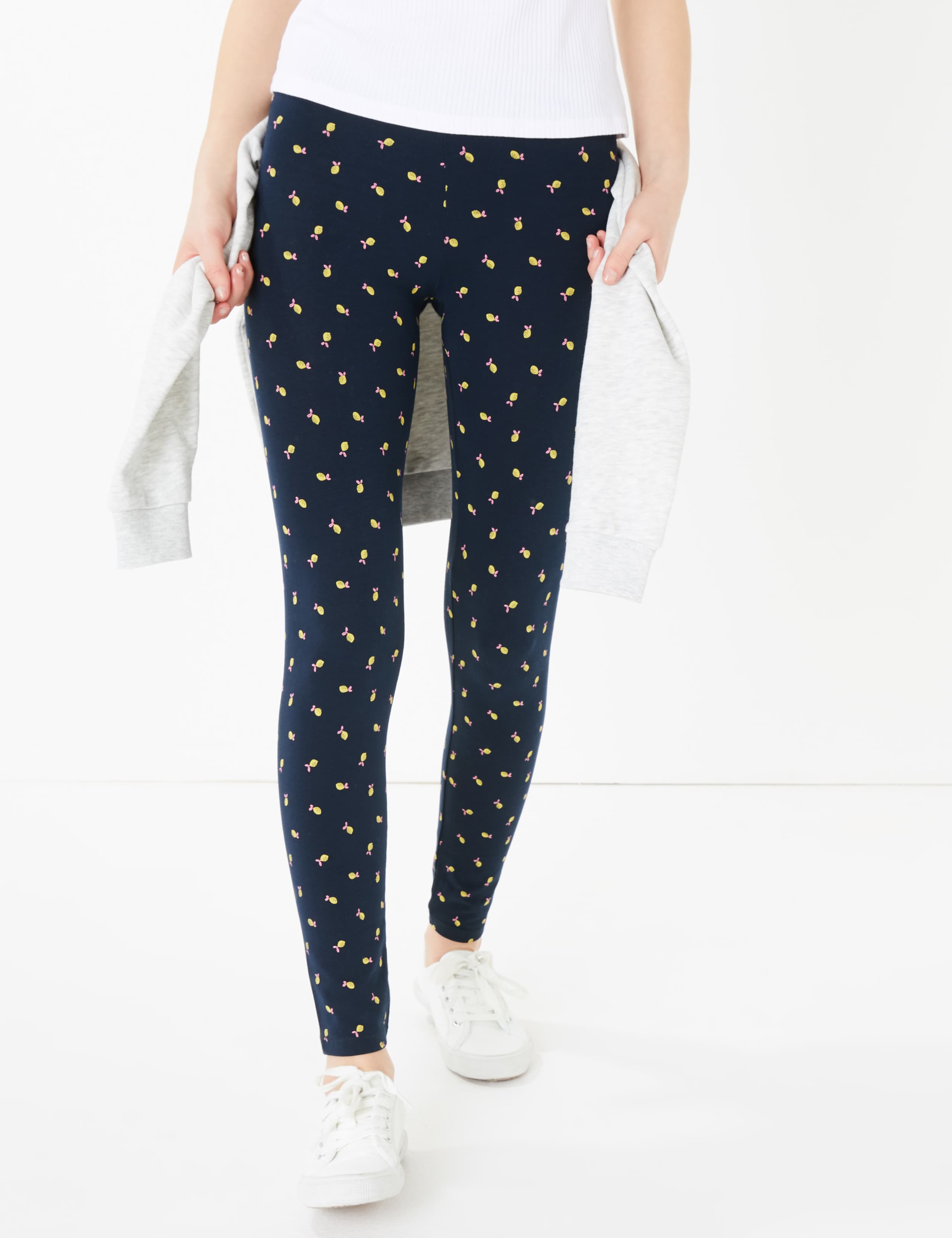 Lemon Print Leggings (6-16 Yrs) 5 of 5