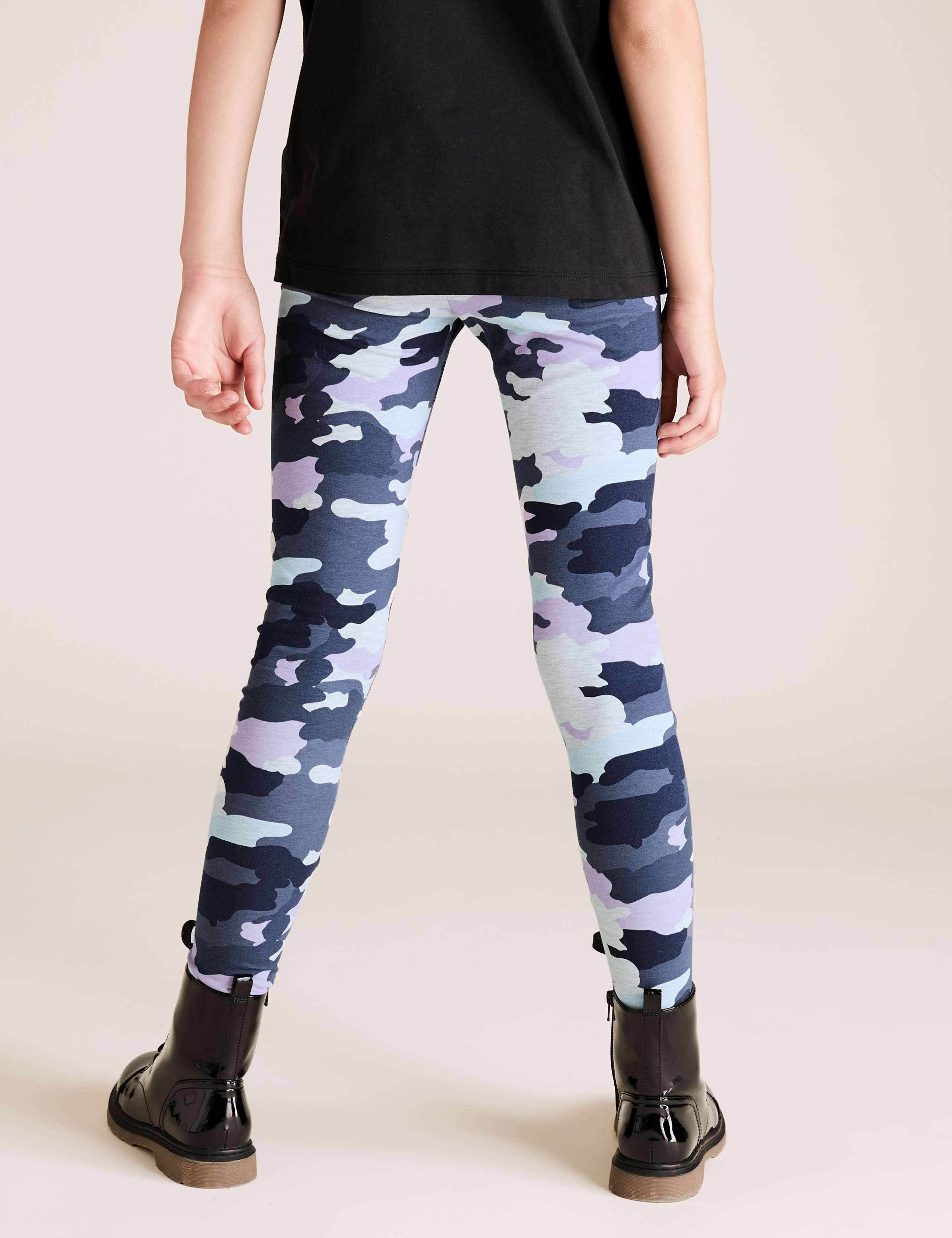 Cotton Rich Camouflage Print Leggings (6-16 Yrs) 5 of 5