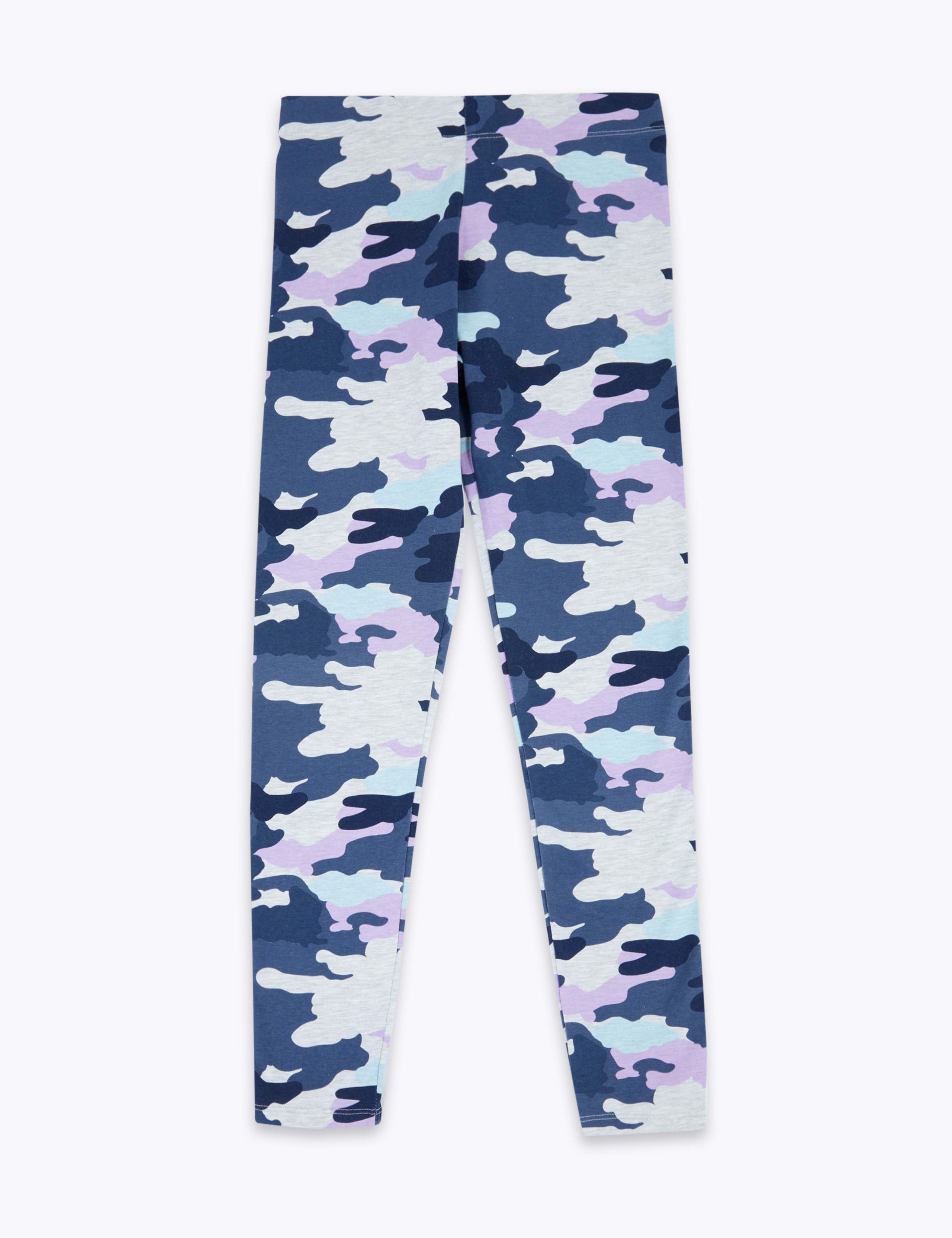 Cotton Rich Camouflage Print Leggings (6-16 Yrs) 2 of 5