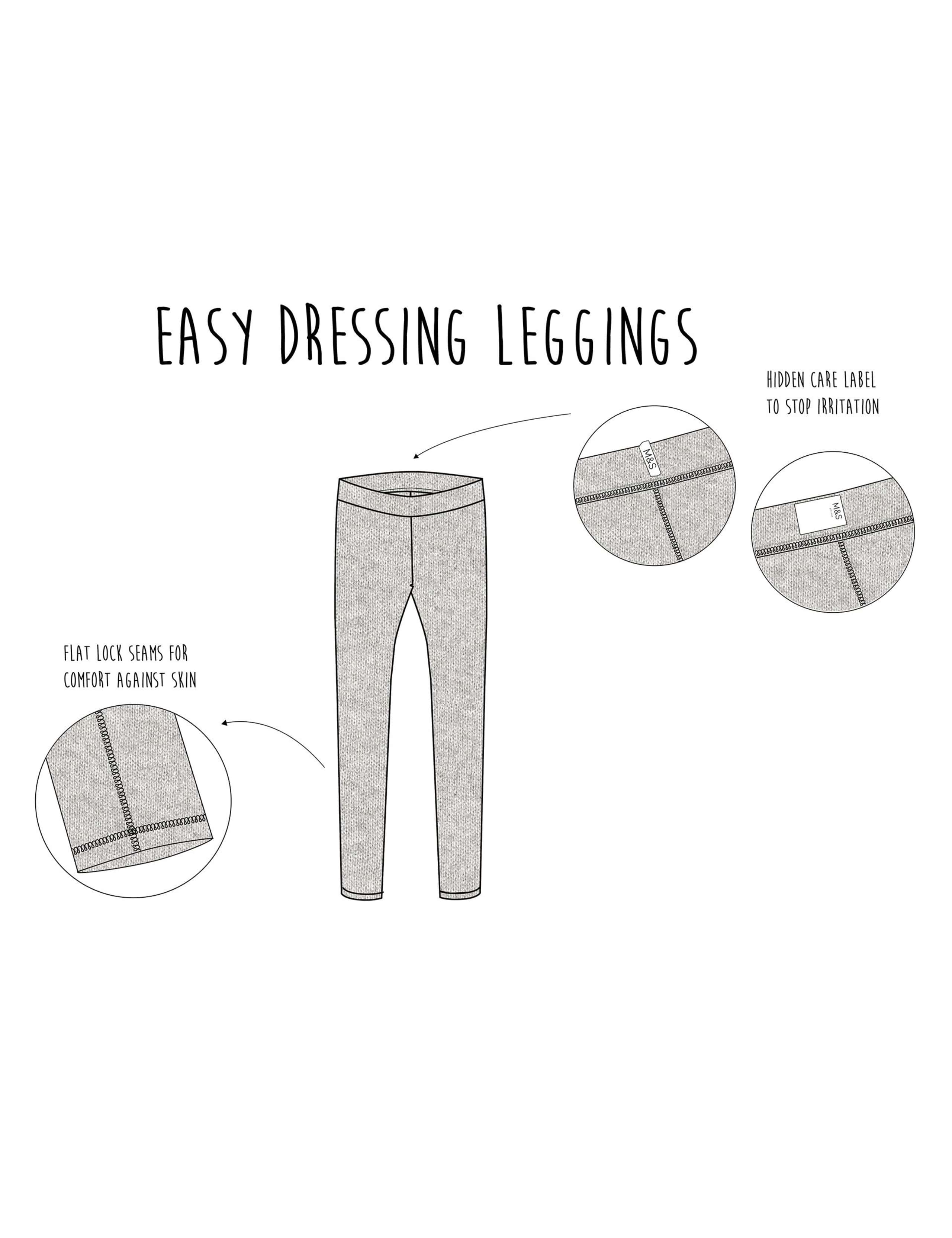 5 Pack Adaptive Leggings (3-16 Yrs) 9 of 9