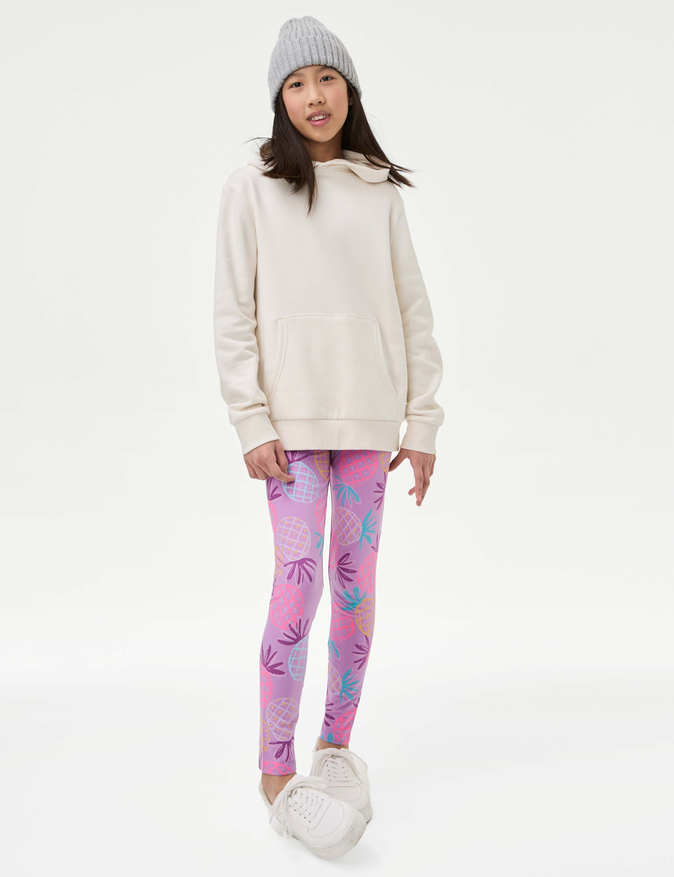 Cotton Rich Printed Leggings (6 – 16 Yrs) 1 of 4