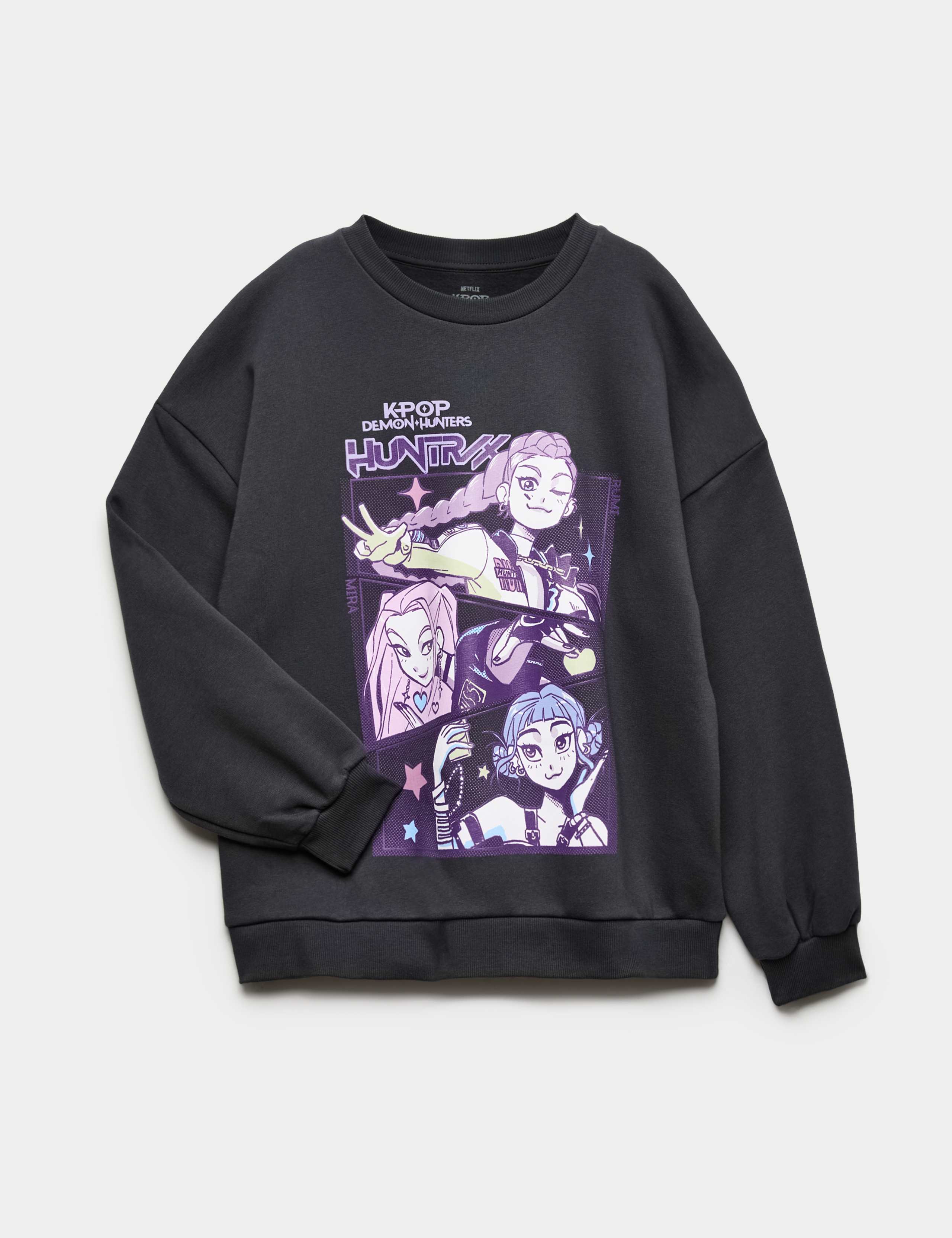 Sweat à Capuche K Pop Demon Hunters - Style Streetwear - Imprimé Graphique - Pour Fille Et Garçon - Taille Asiatique