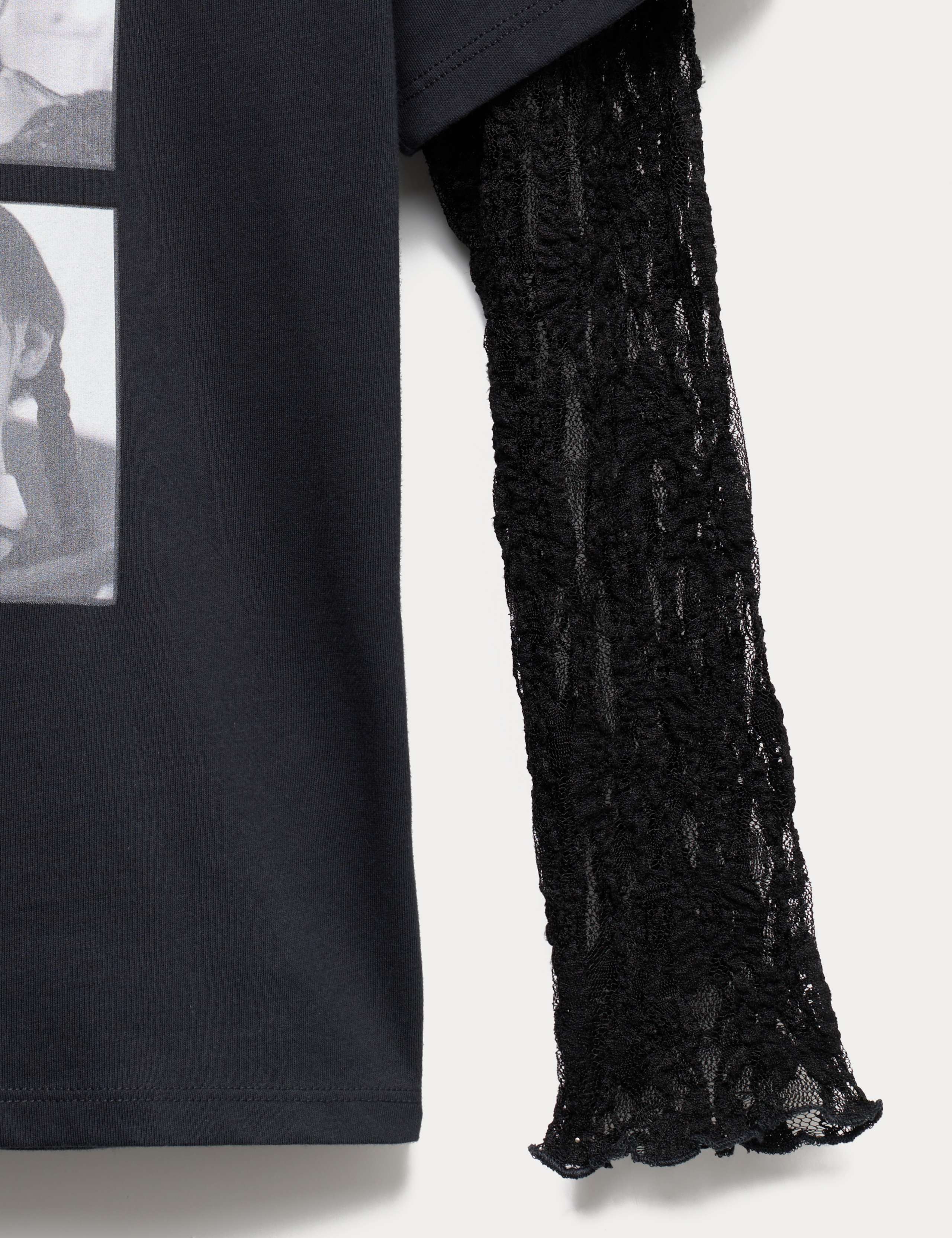 Cotton Rich Wednesday™ Lace T-Shirt (6-16 Yrs) 2 of 2