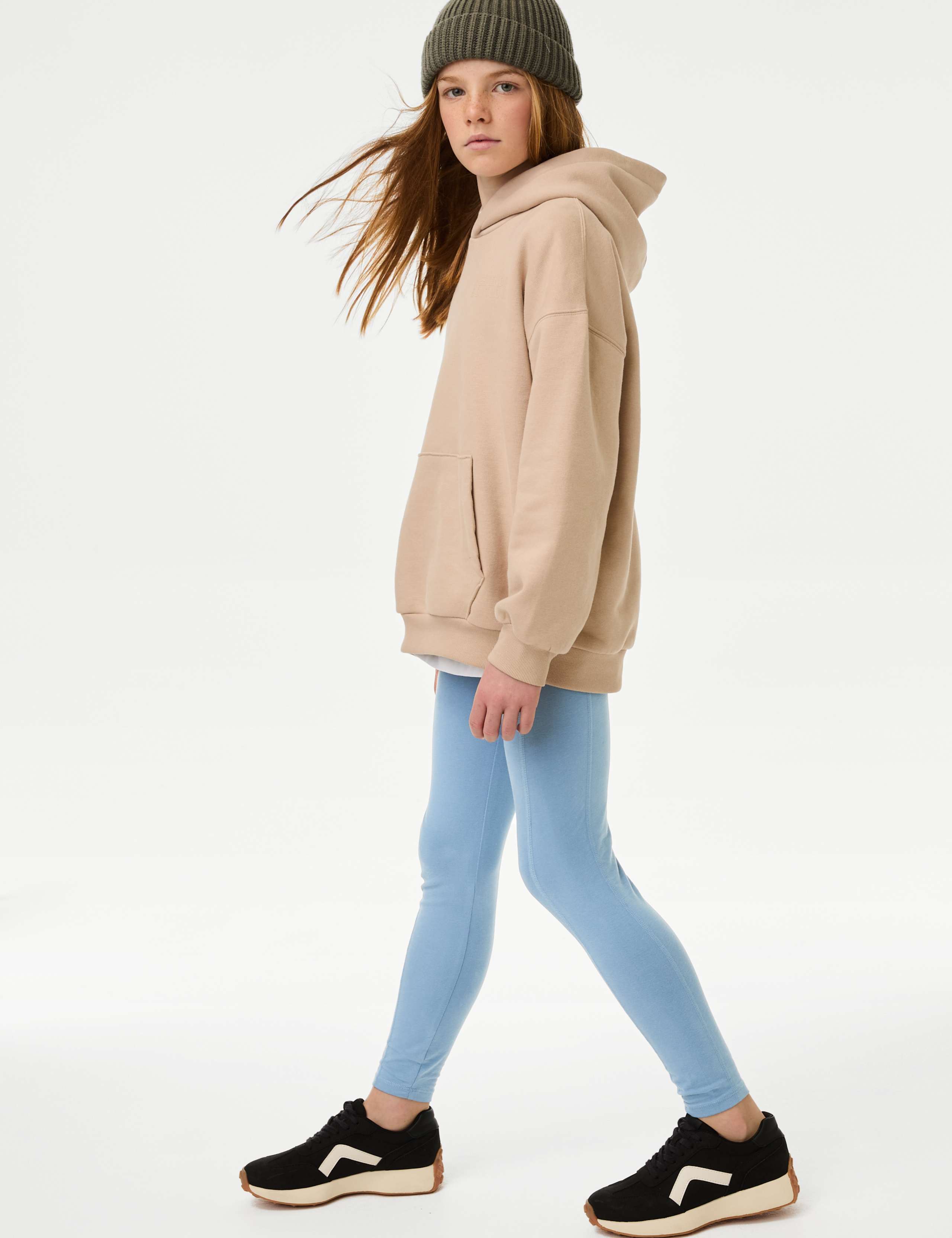 Cotton Rich Leggings (6-16 Yrs) 1 of 5