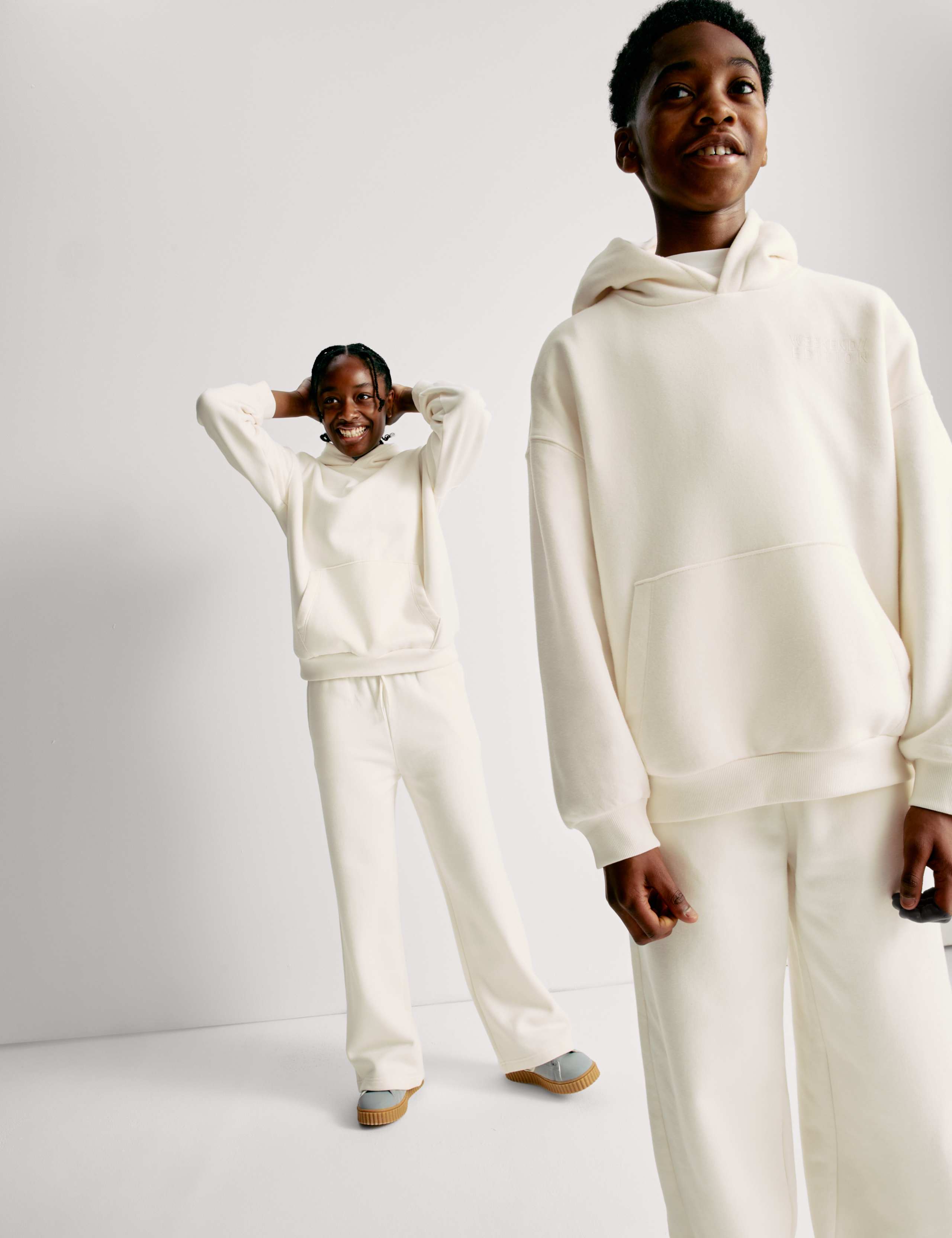 Wide Leg Cotton Rich Joggers (2-16 Yrs) 1 of 5