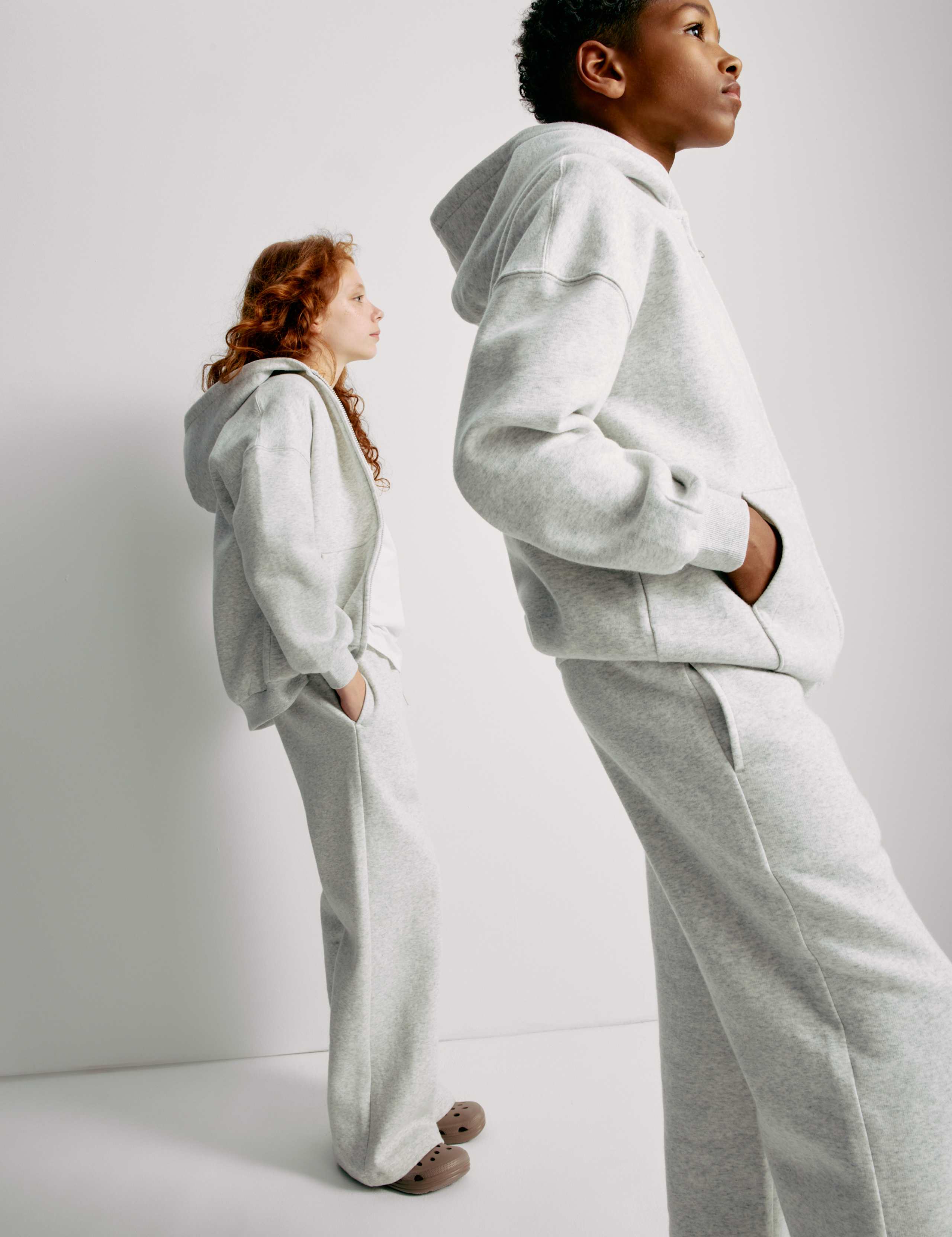 Wide Leg Cotton Rich Joggers (2-16 Yrs) 3 of 5