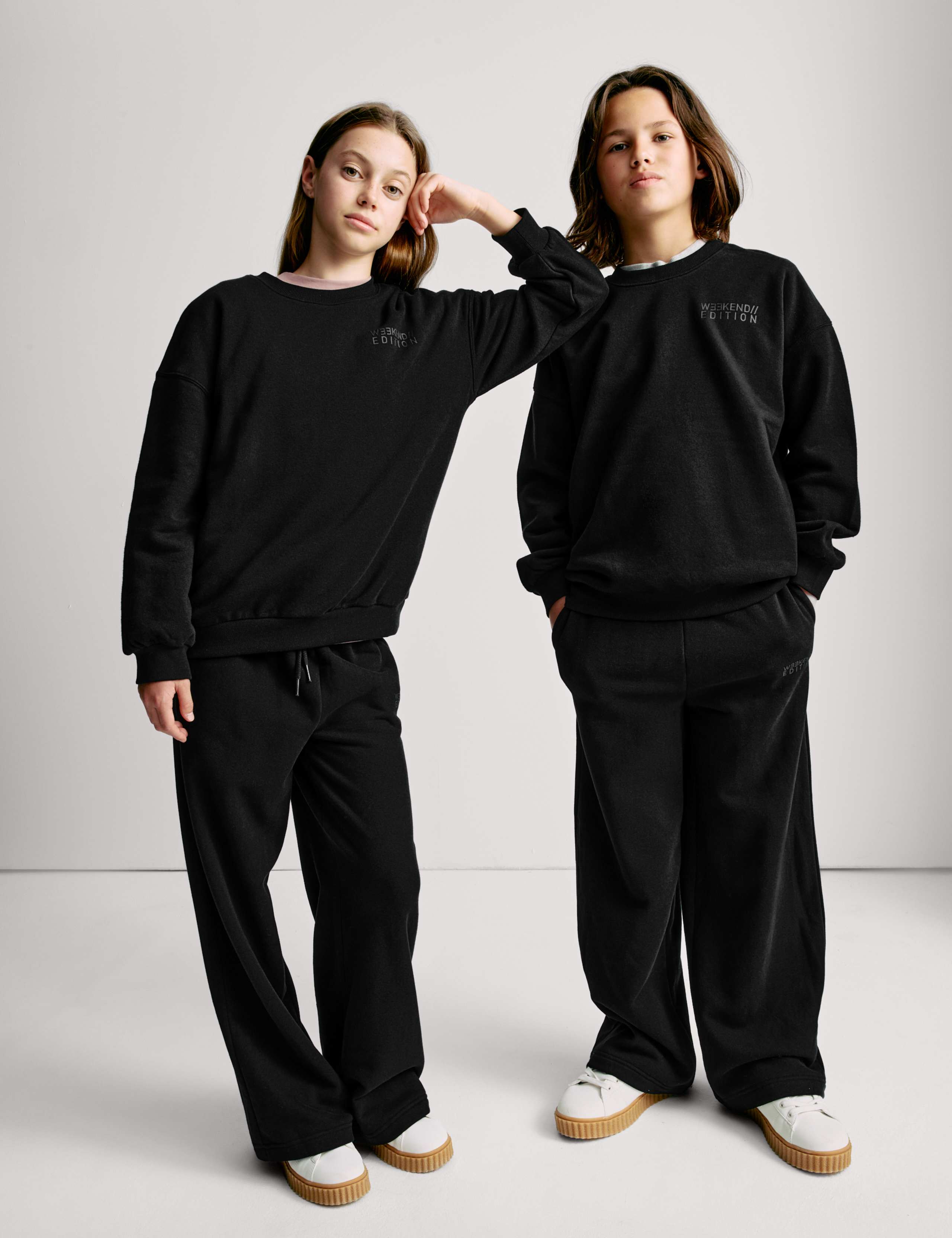 Wide Leg Cotton Rich Joggers (2-16 Yrs) 1 of 6