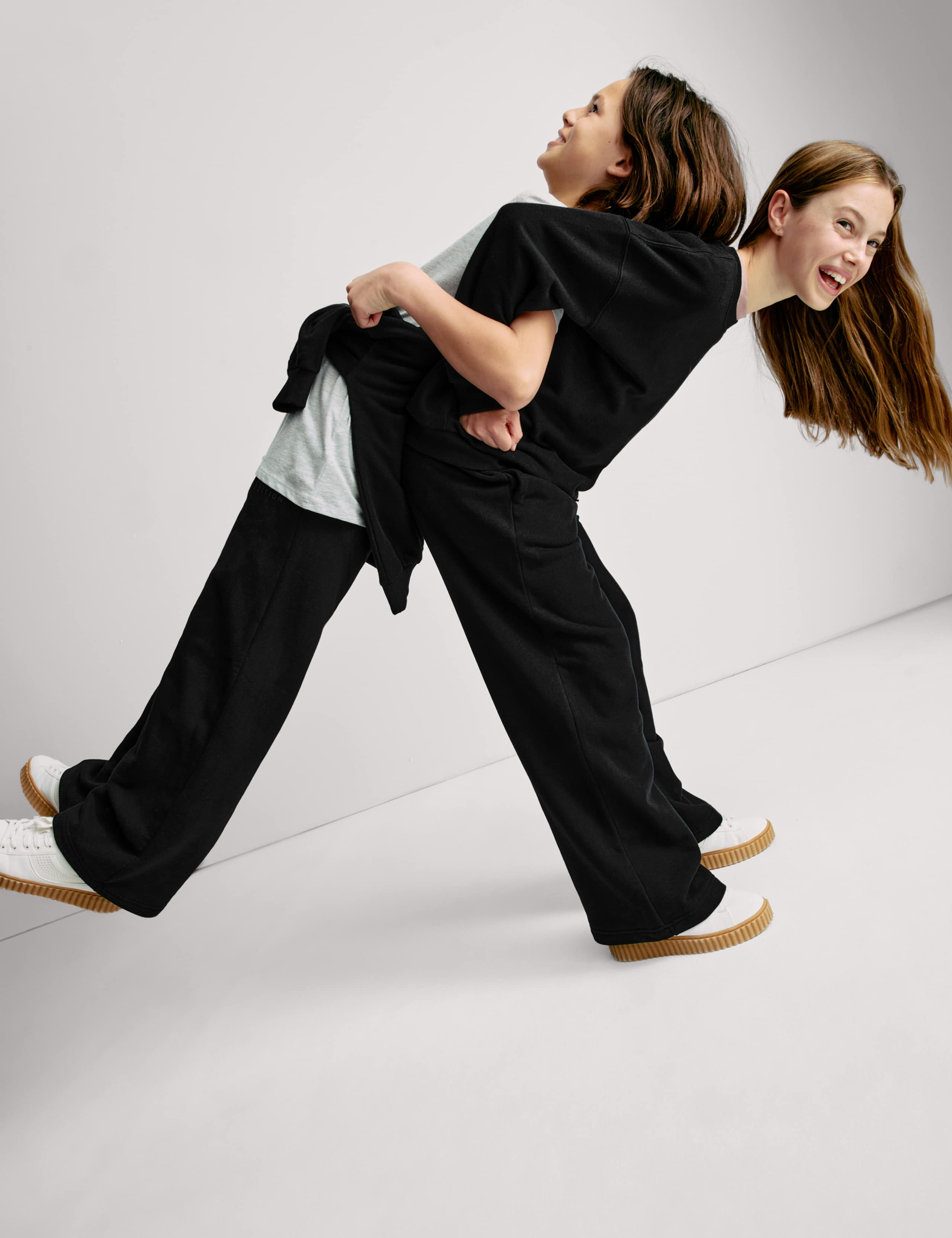 Wide Leg Cotton Rich Joggers (2-16 Yrs) 3 of 6