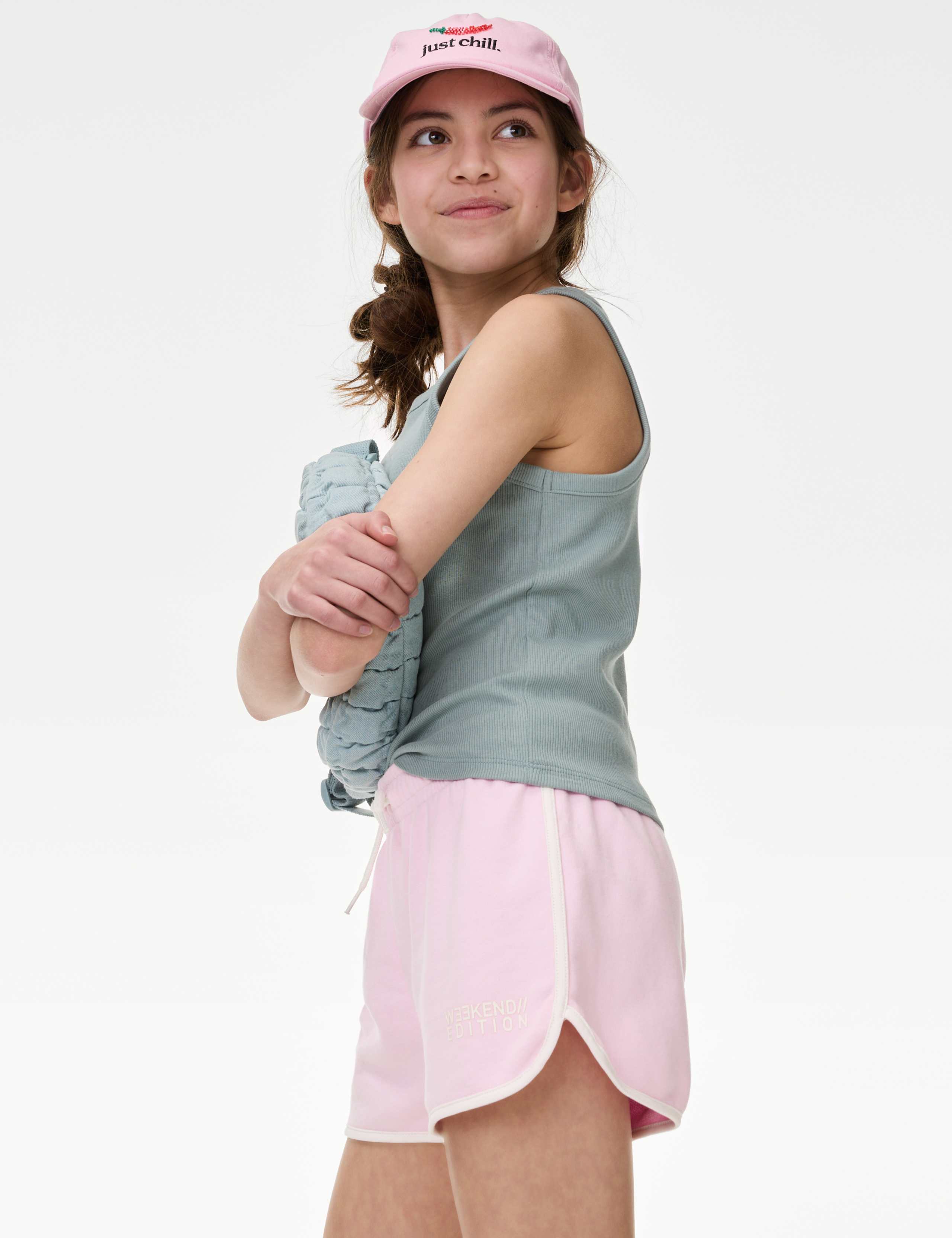 Cotton Rich Sports Shorts (2-16 Yrs) 1 of 5