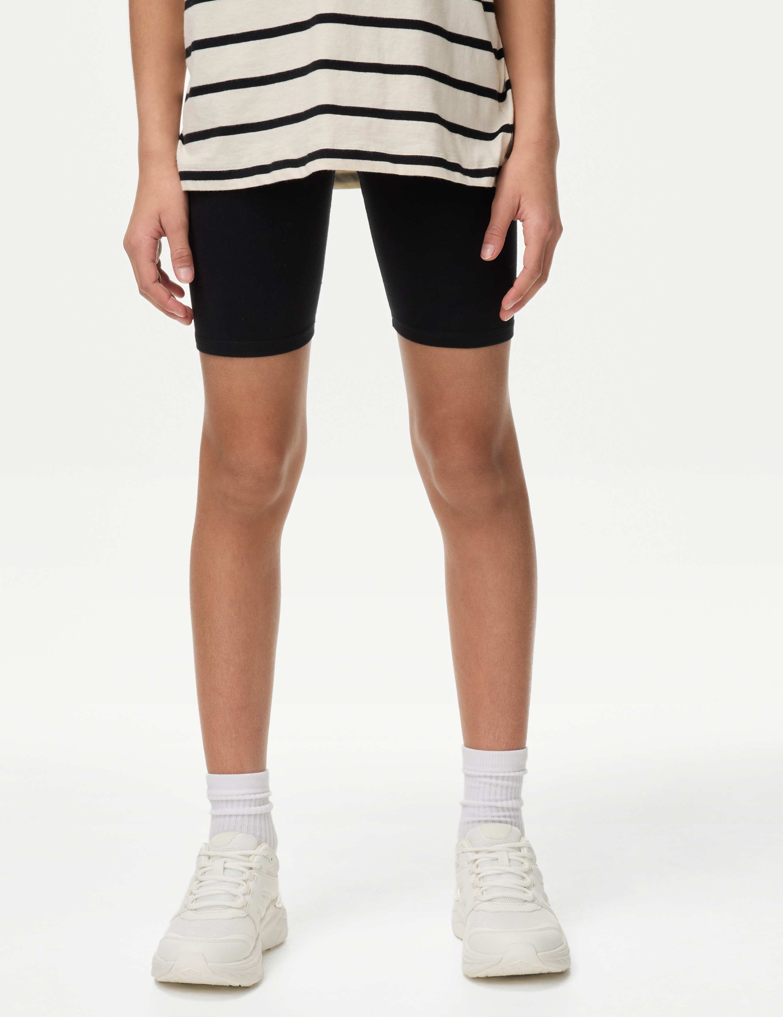 Cotton Rich Cycling Shorts (6-16 Yrs) 3 of 4