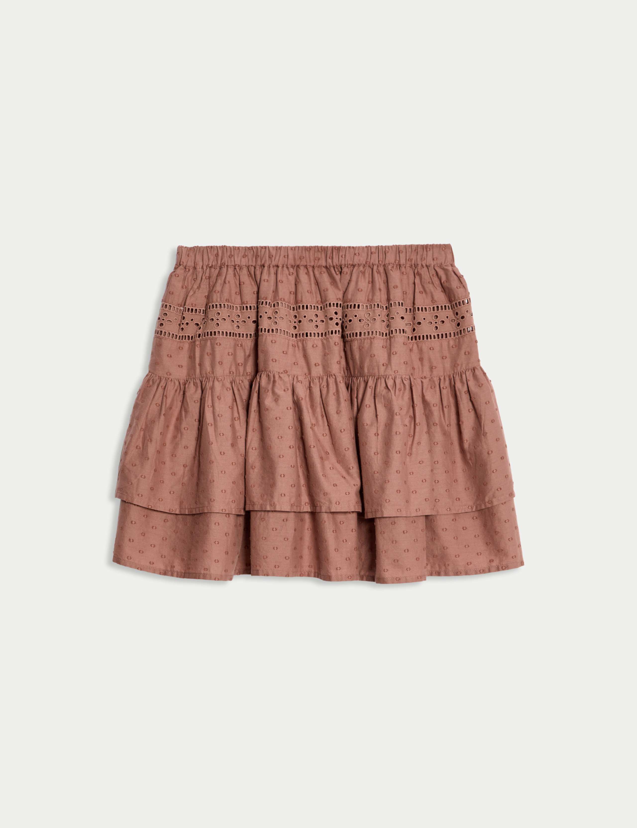 Pure Cotton Cutwork Rara Skirt (6-16 Yrs) 2 of 6