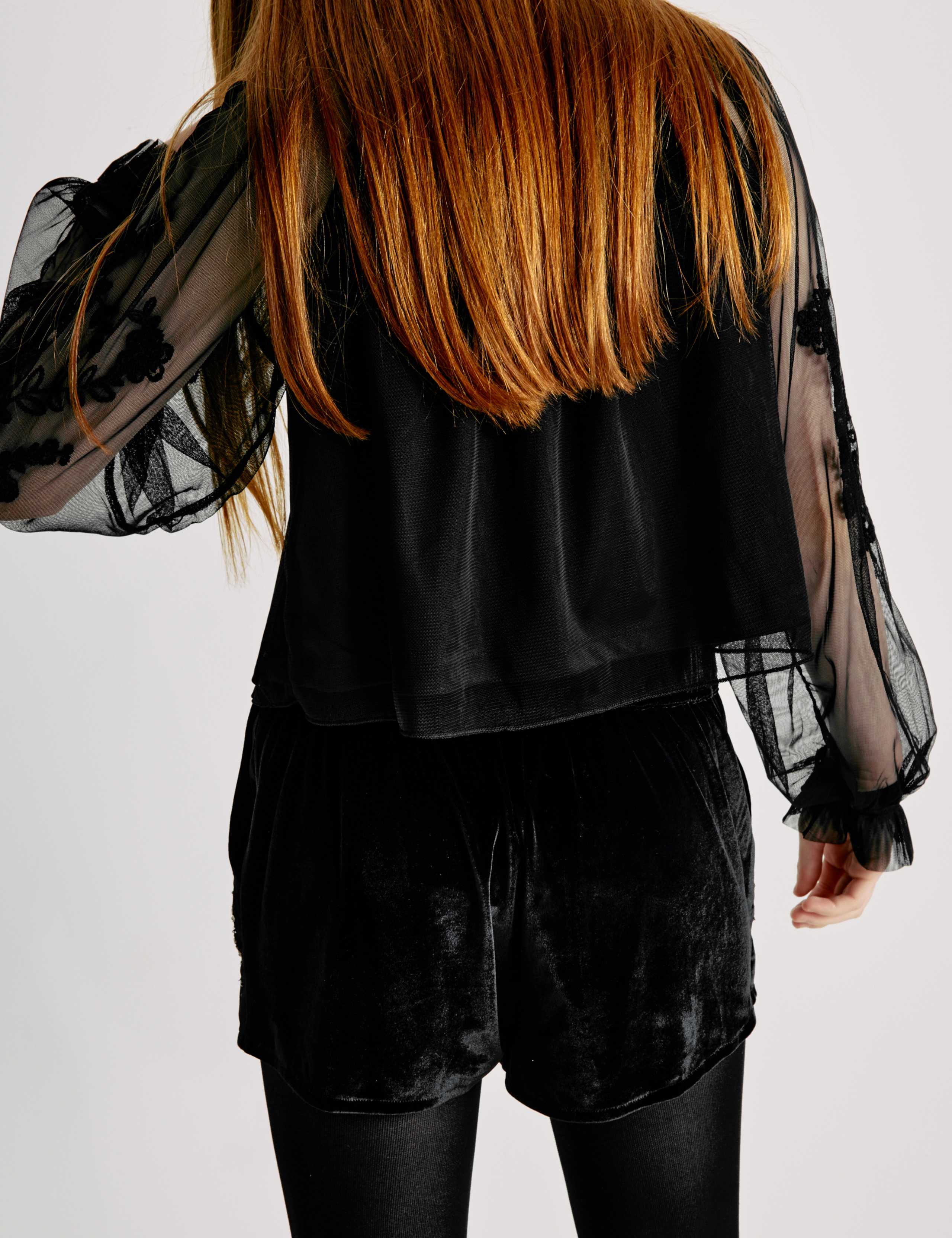 Velvet Beaded Shorts (6-16 Yrs) 3 of 5