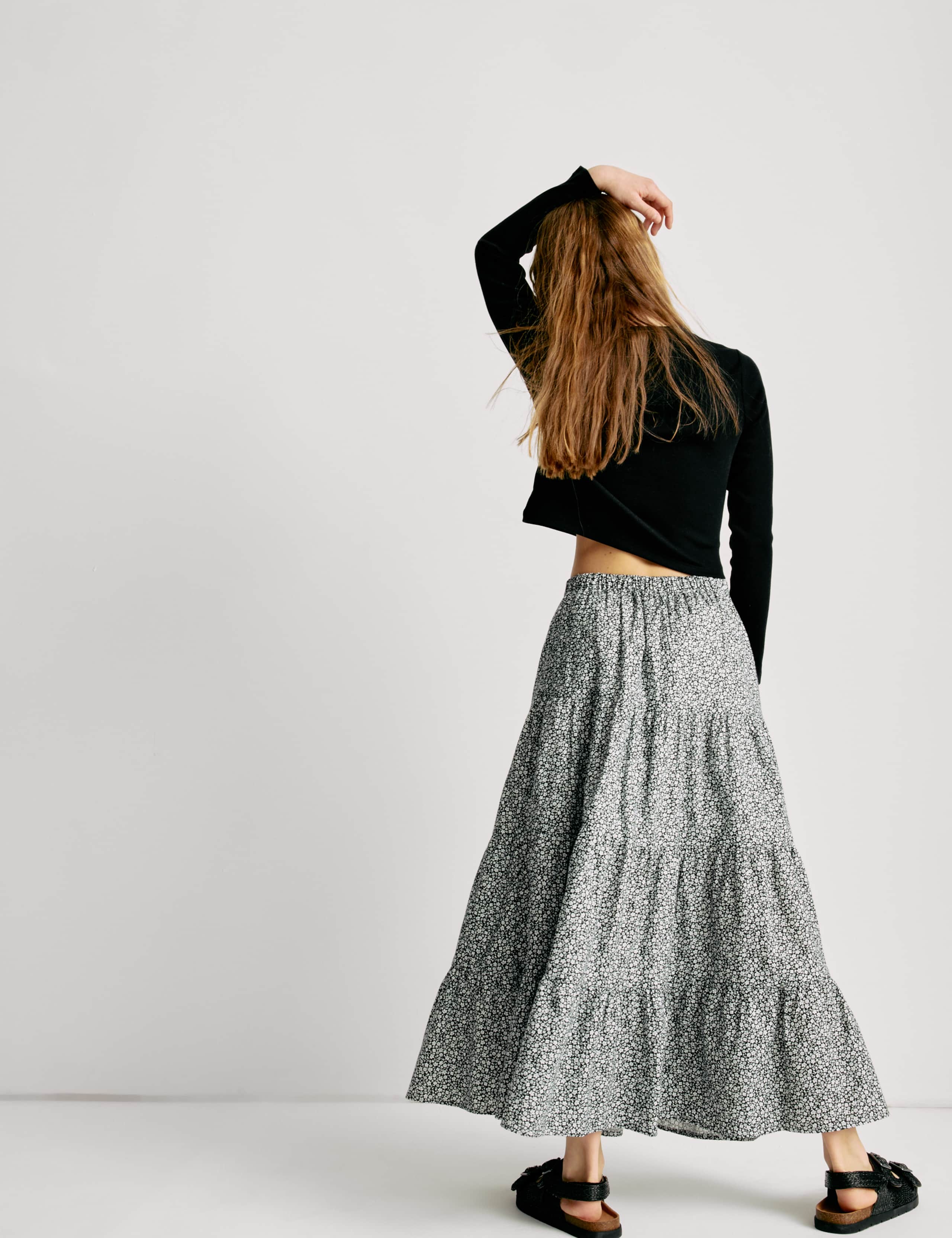 Pure Cotton Ditsy Floral Maxi Skirt (6-16 Yrs) 3 of 5