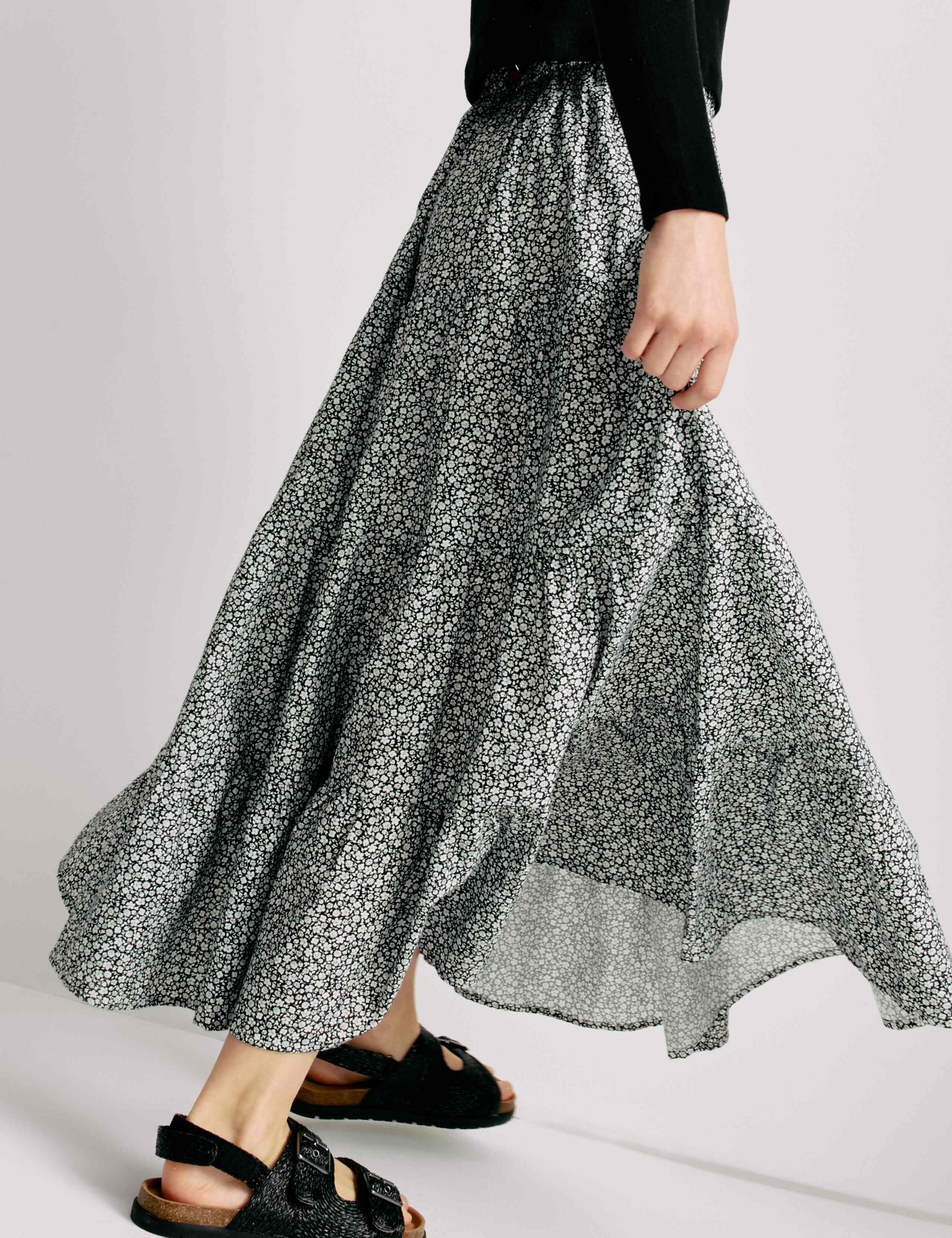 Pure Cotton Ditsy Floral Maxi Skirt (6-16 Yrs) 5 of 5