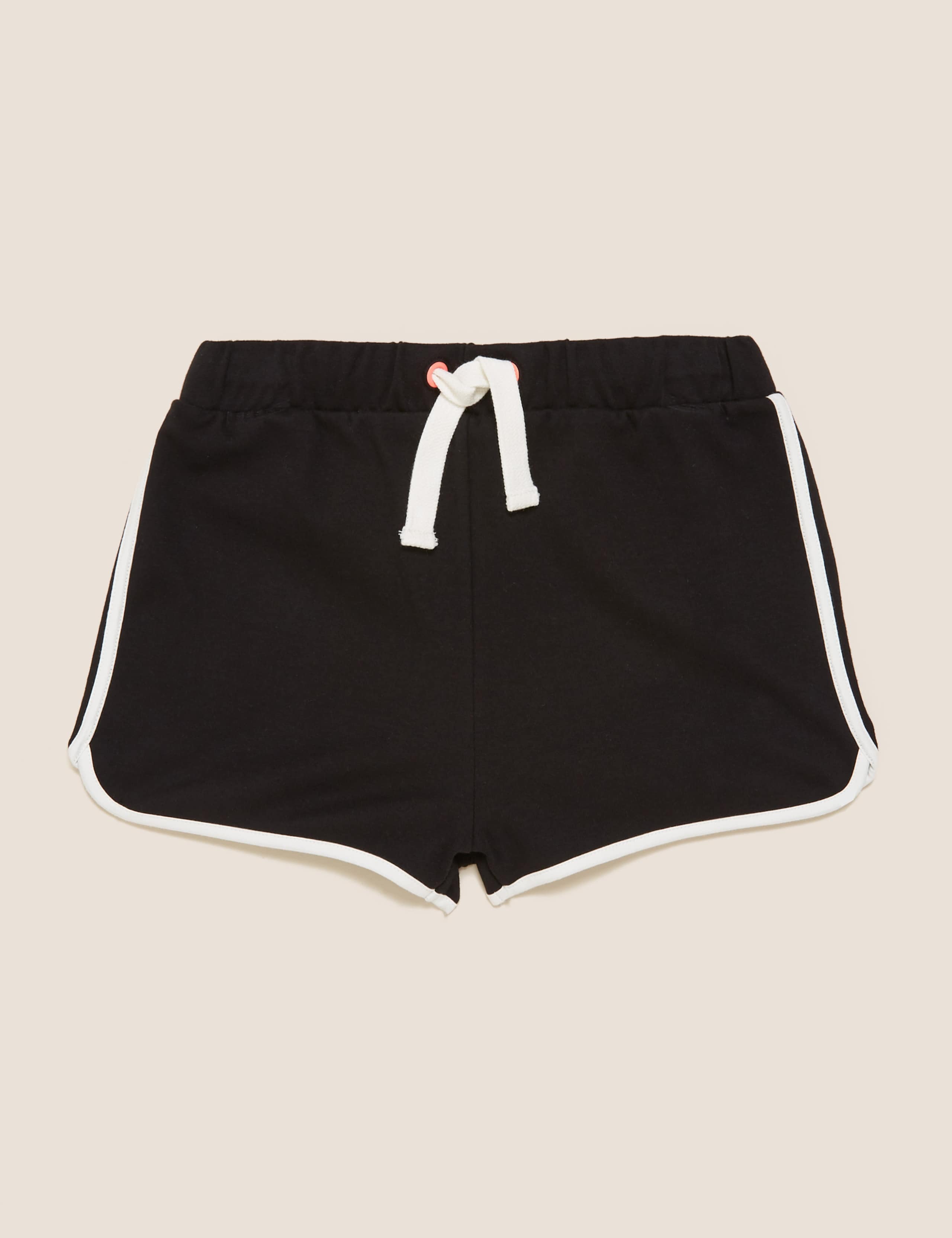 Cotton Contrast Trim Runner Shorts (6-16 Yrs) 1 of 1