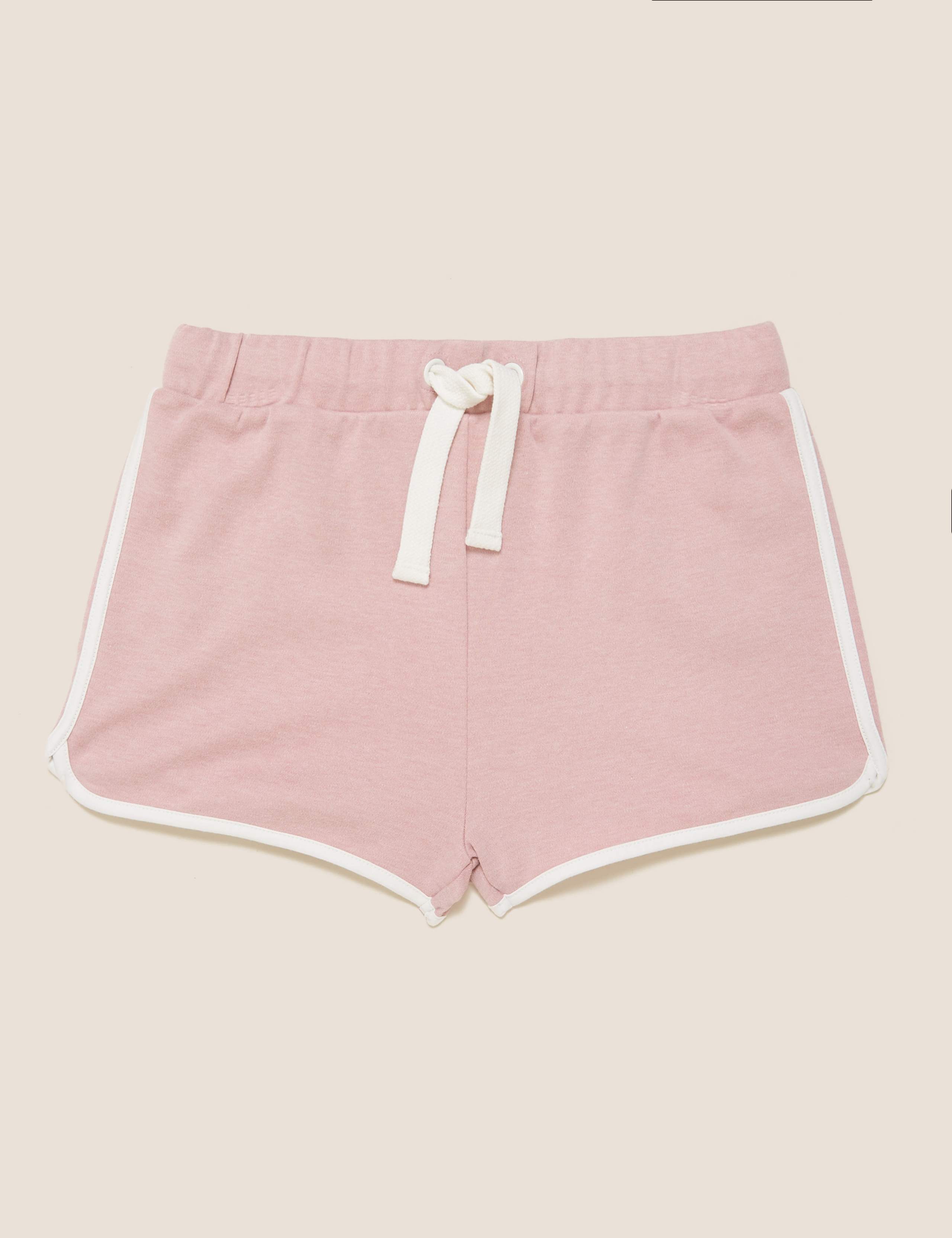 Cotton Contrast Trim Runner Shorts (6-16 Yrs) 1 of 1