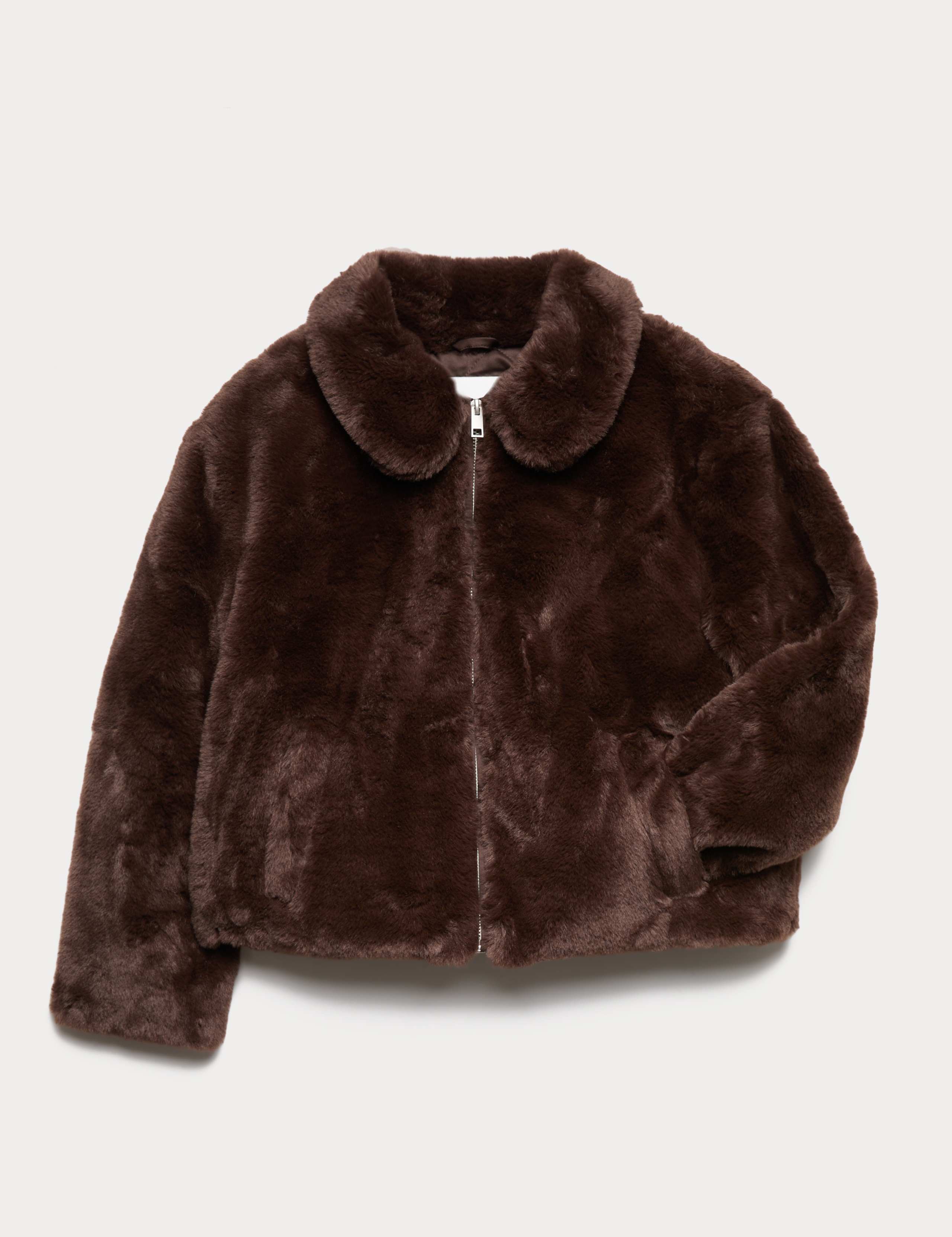 Faux Fur Zip Jacket (6-16 Yrs) 1 of 1
