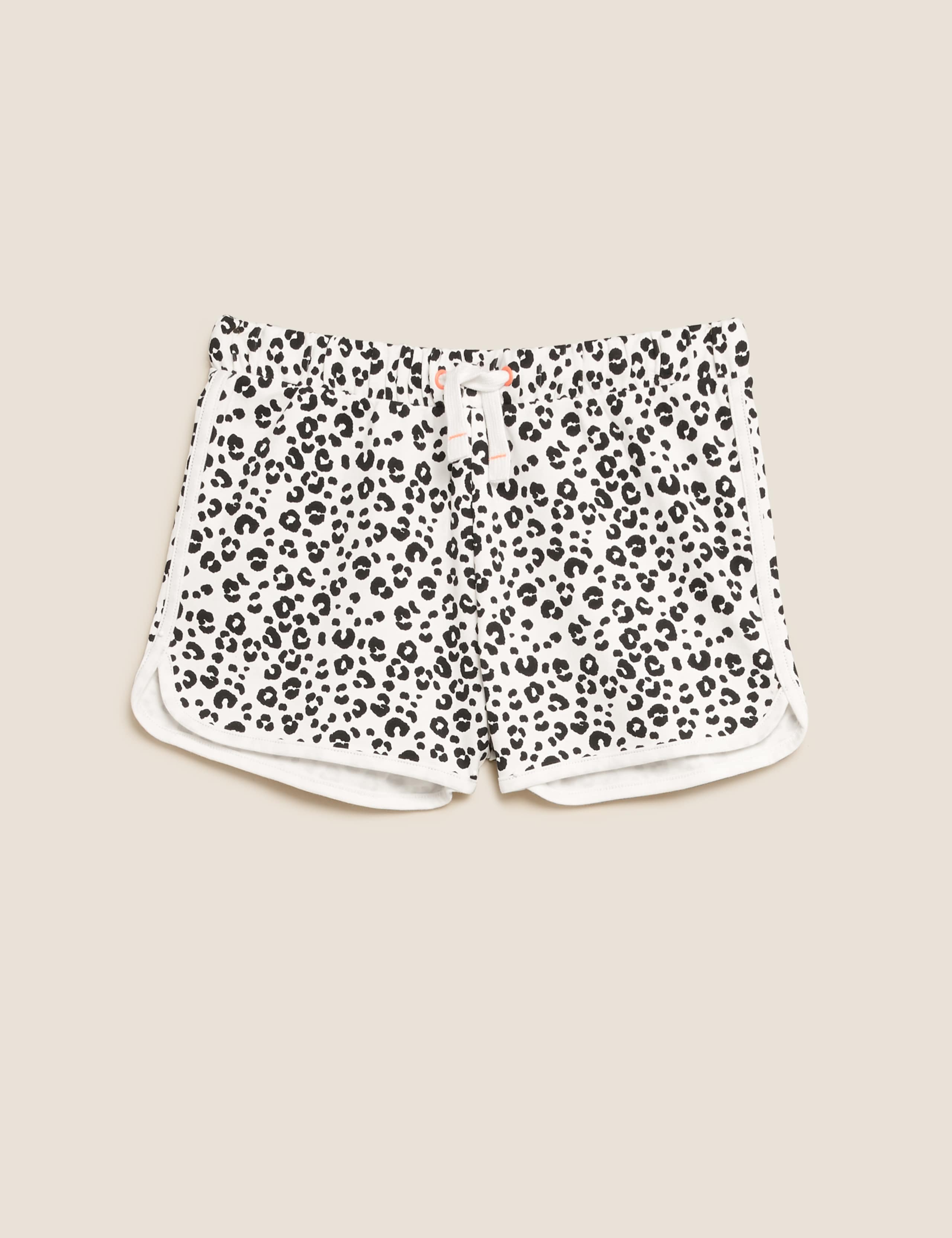 Pure Cotton Leopard Print Runner Shorts (6-16 Yrs) 2 of 5