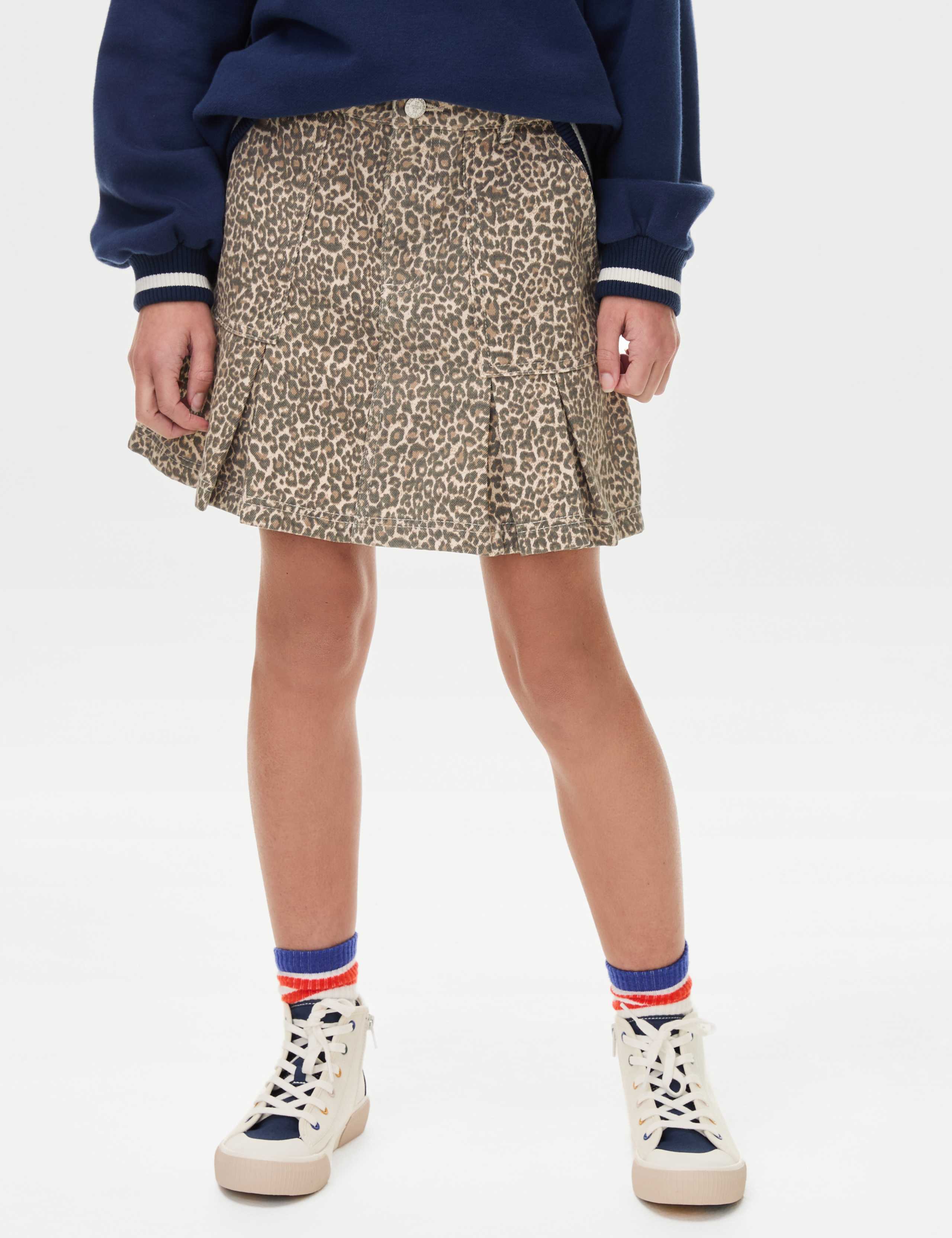 Leopard Print Denim Skirt (2-16 Yrs) 4 of 6