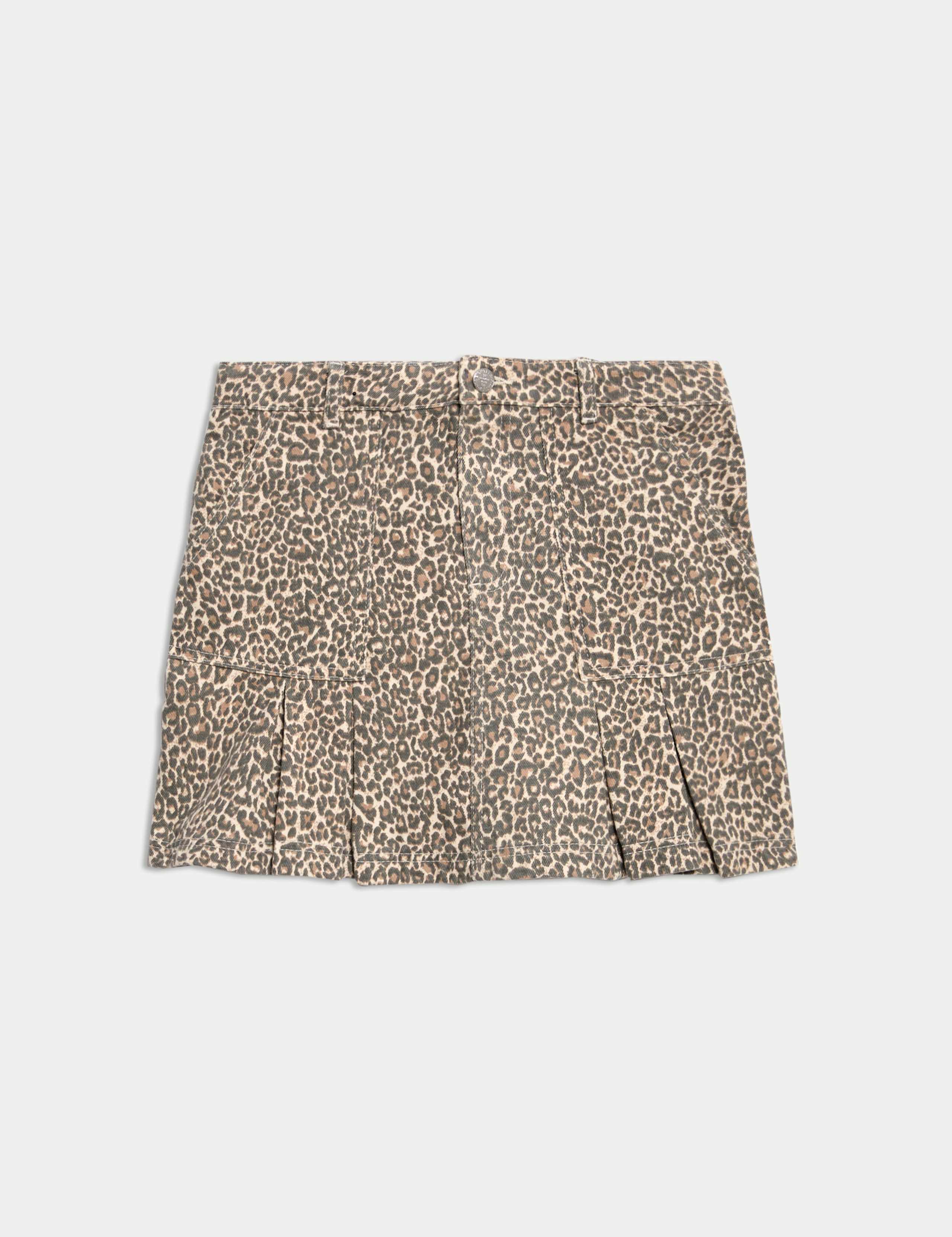 Leopard Print Denim Skirt (2-16 Yrs) 2 of 6